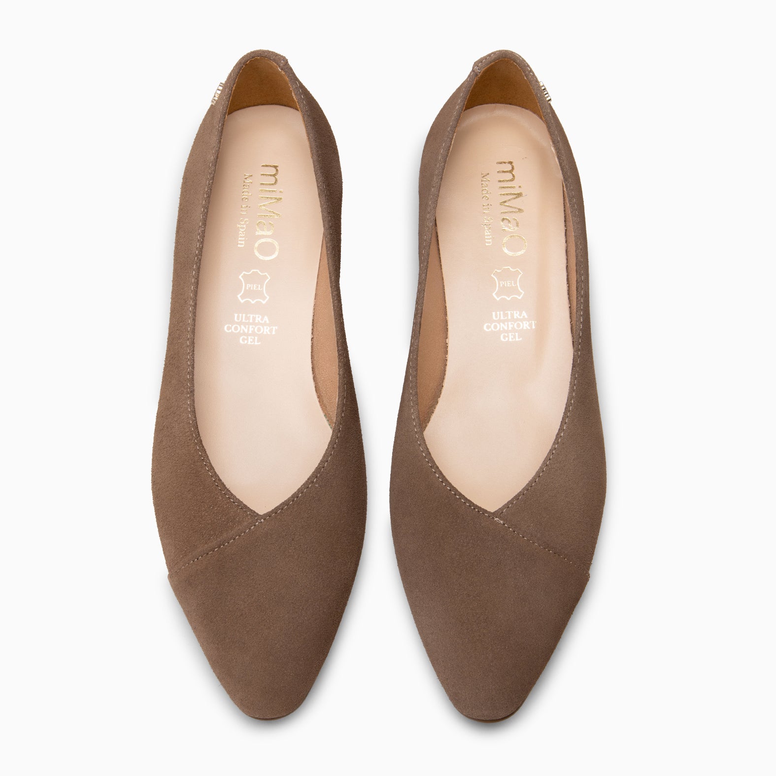 MARIE – BROWN POINTED BALLERINE FLATS
