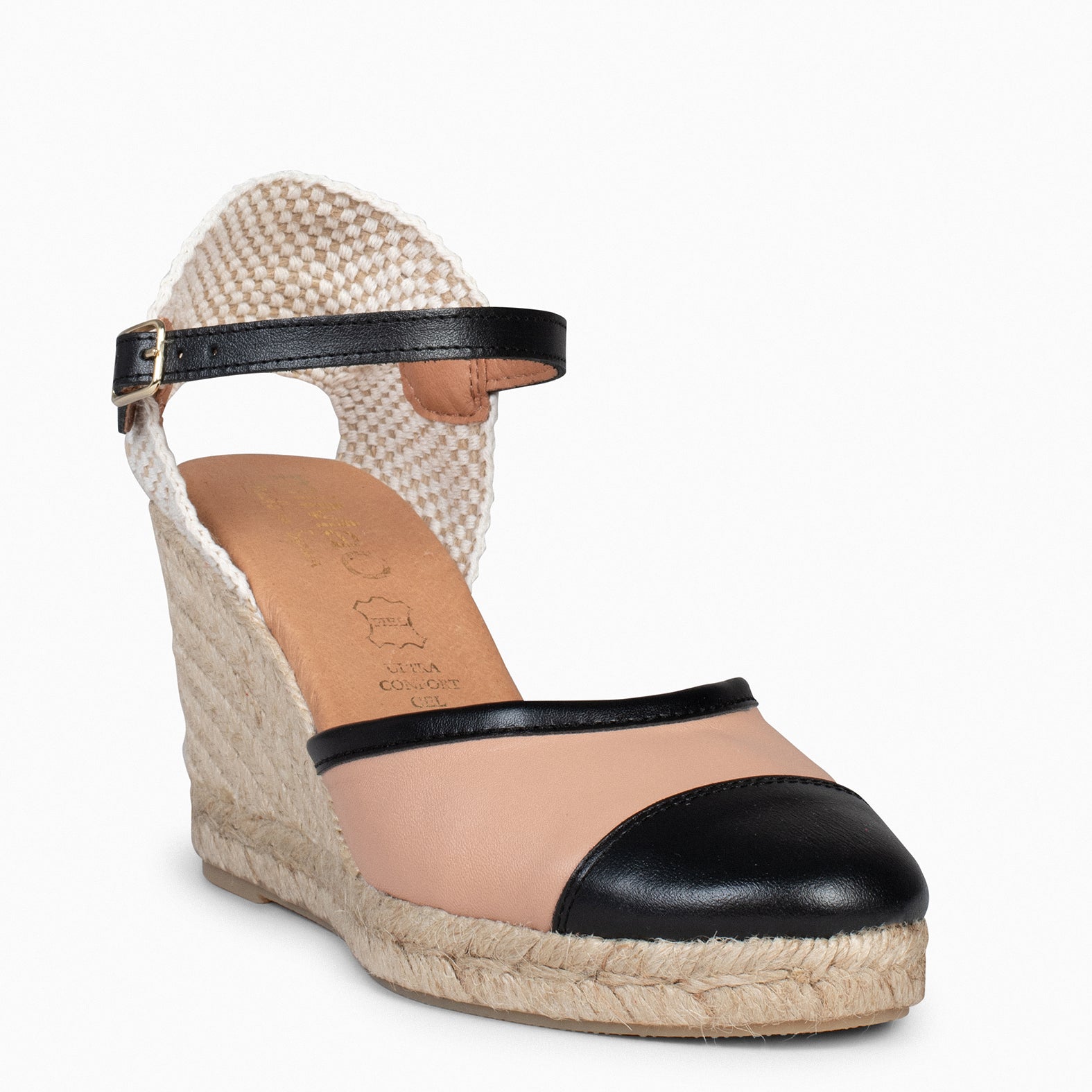 VALENCIANA – Espadrilles cuir NUDE