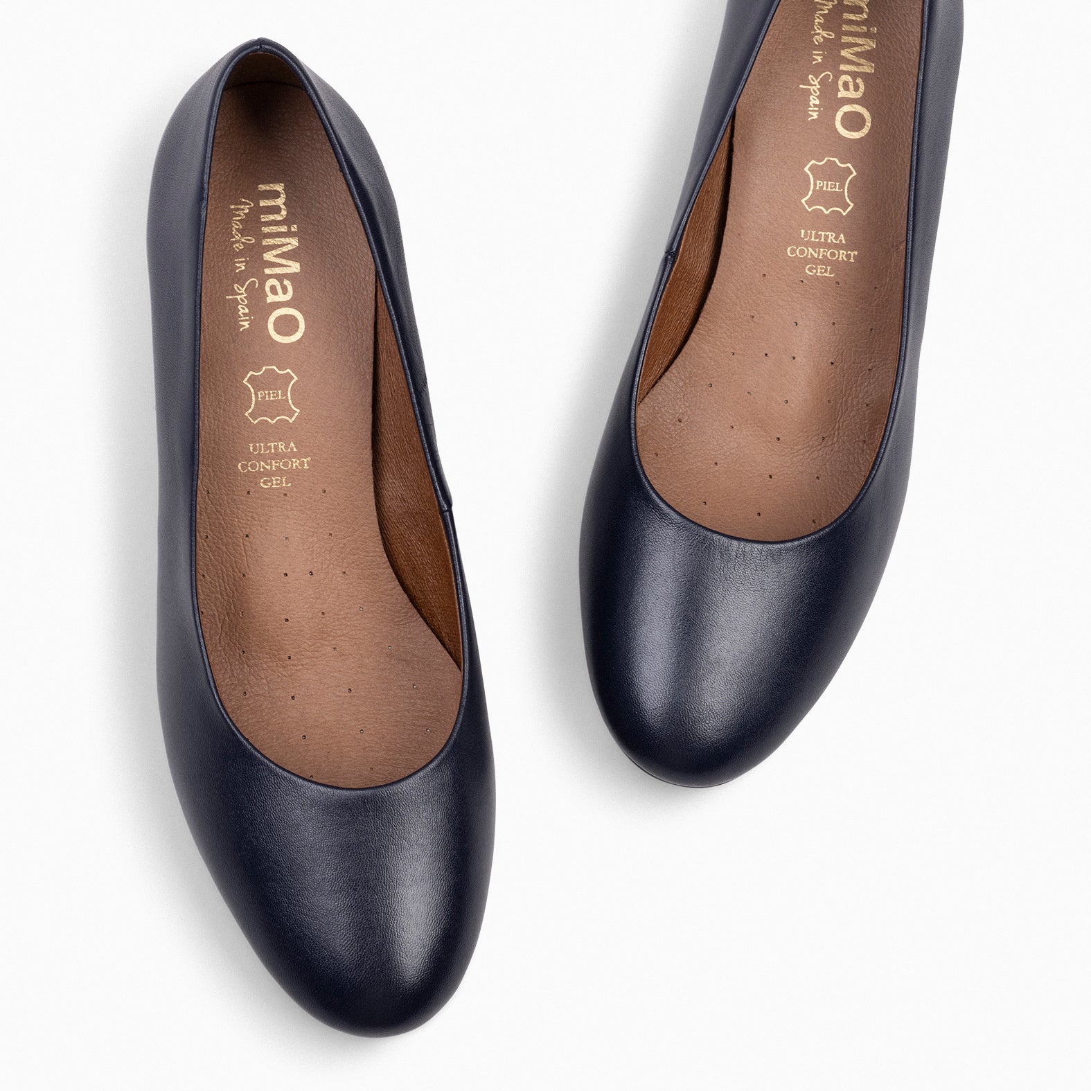 URBAN REDONDO SALON - Zapatos de tacón bajo de napa MARINO - miMaO ®