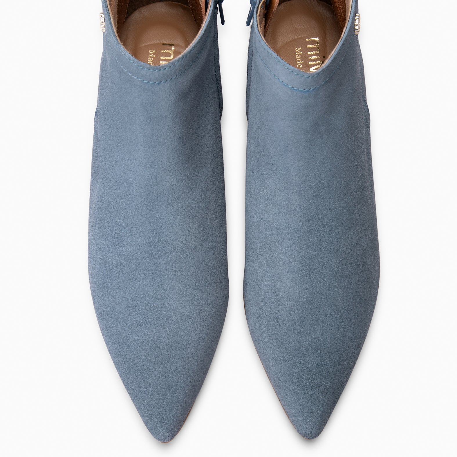 LORD – BLUE Low heel booties