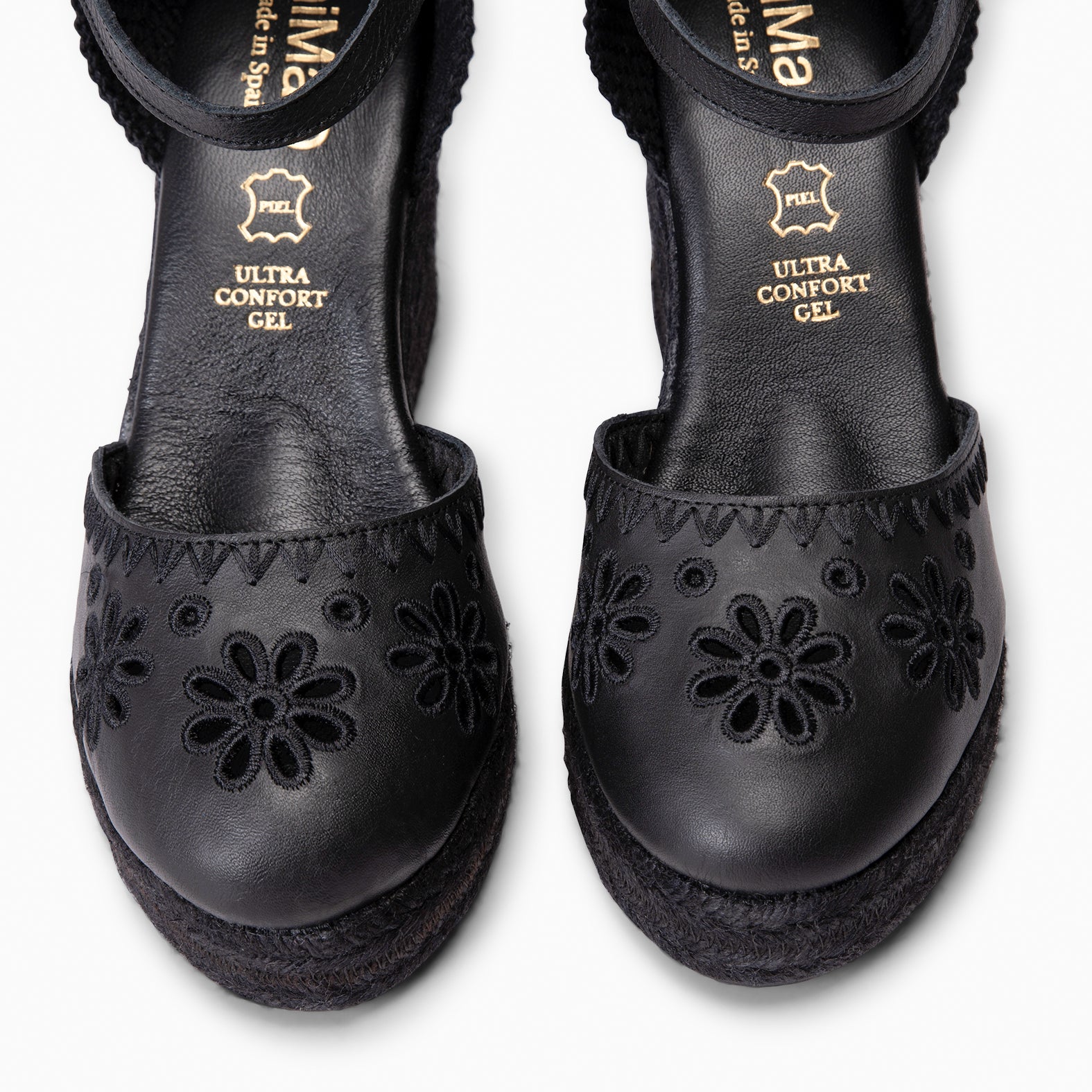 CASARES - Cuña de Esparto de napa NEGRO