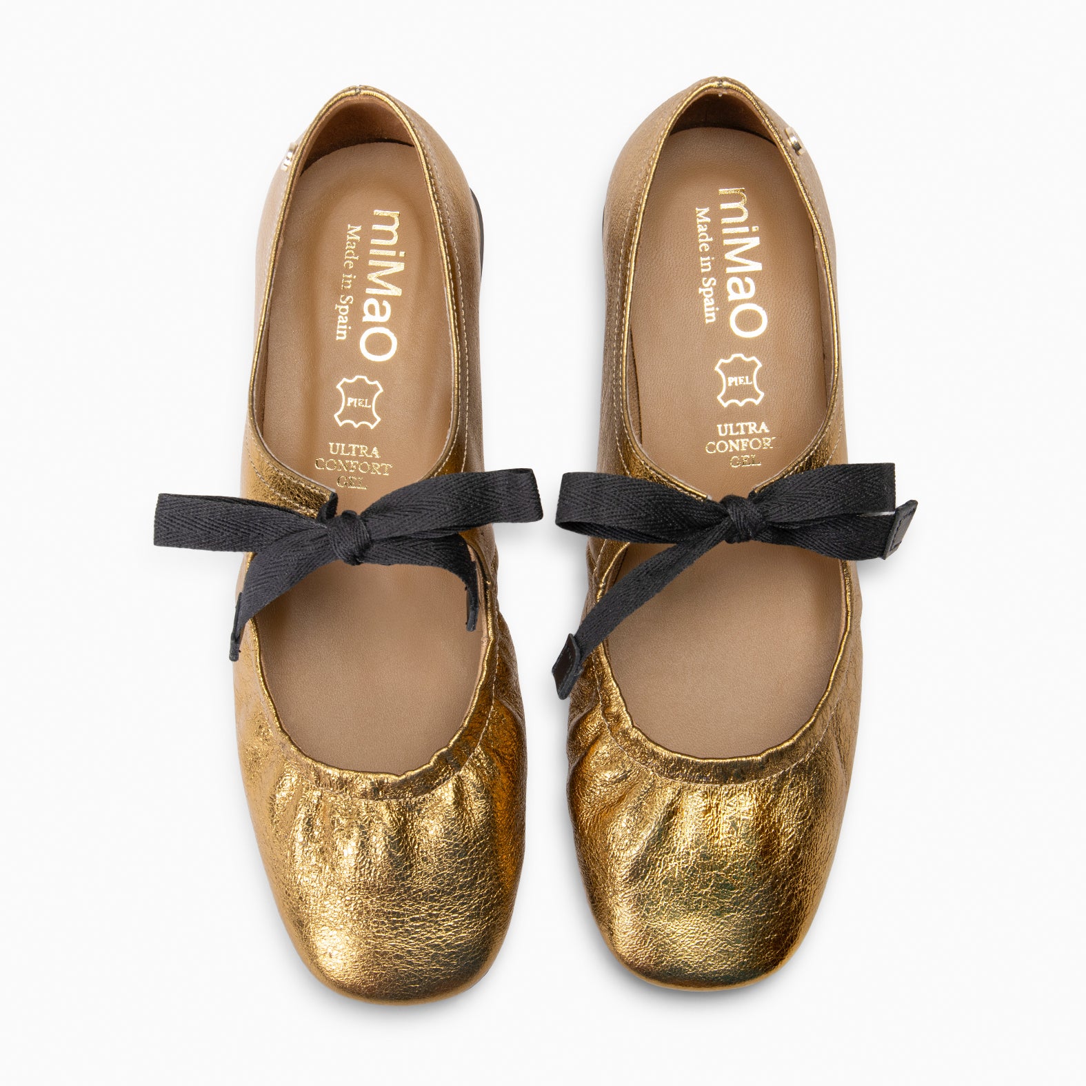 CORA – Merceditas con lazo BRONCE