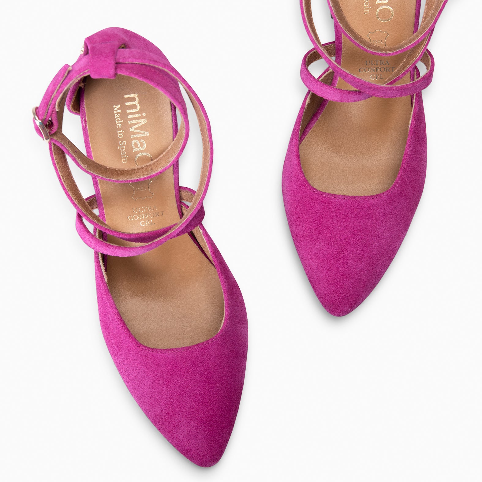 ARIEL - Zapato de tacón ancho FUCSIA