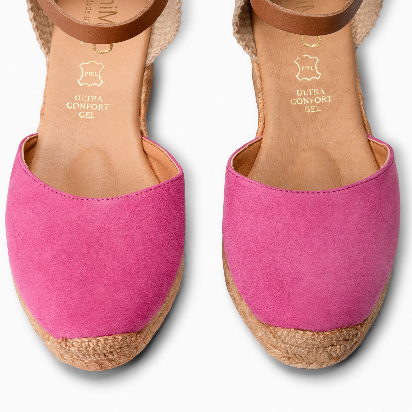 ALTEA – Espadrilles à talon compensé FUCHSIA