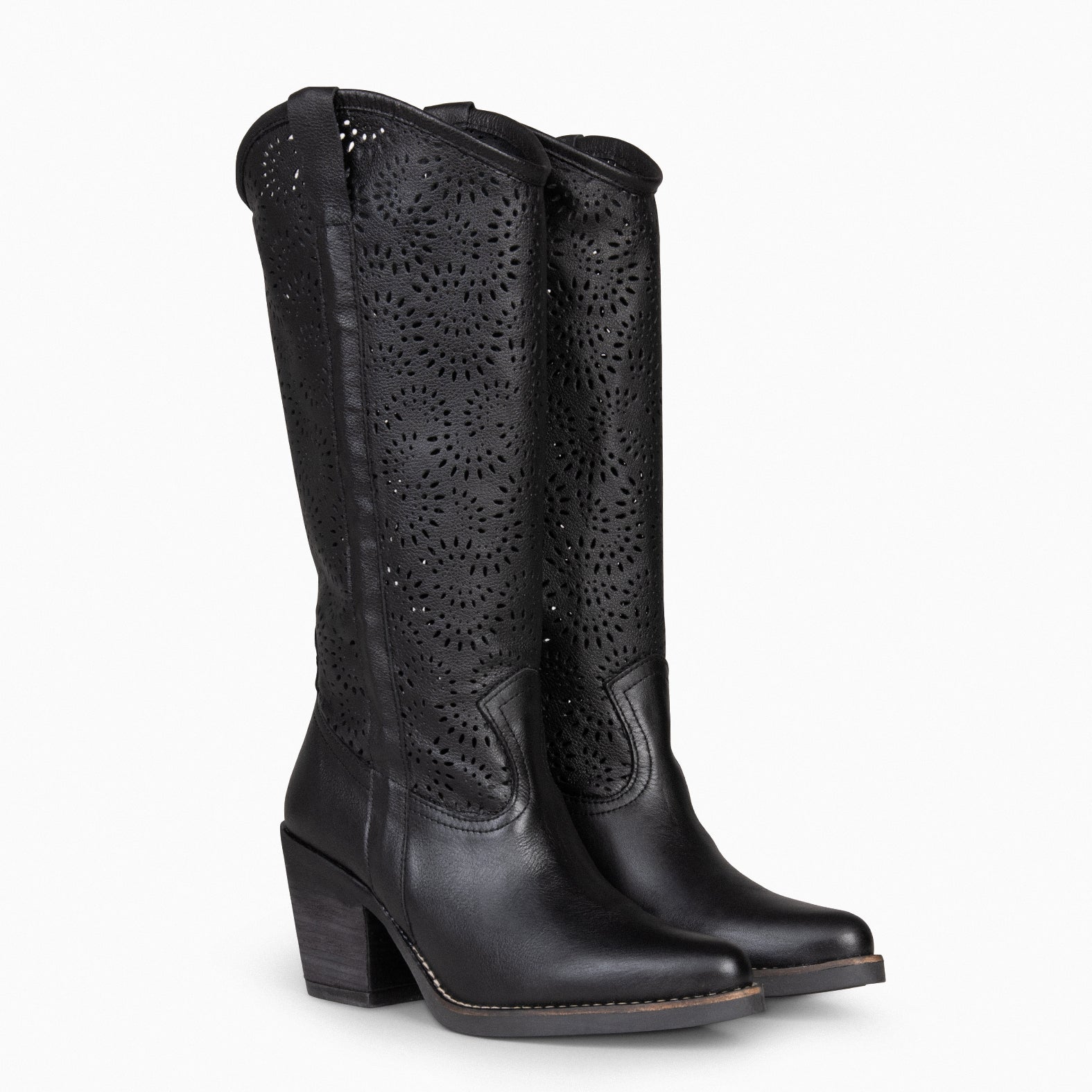 AUSTIN – Botas cowboy de Verano NEGRO miMaO ®