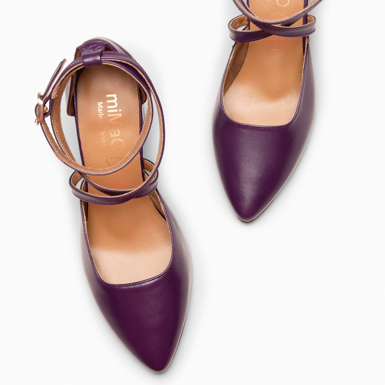 ARIEL - Sandalia de fiesta con tacón MORADO - miMaO ®