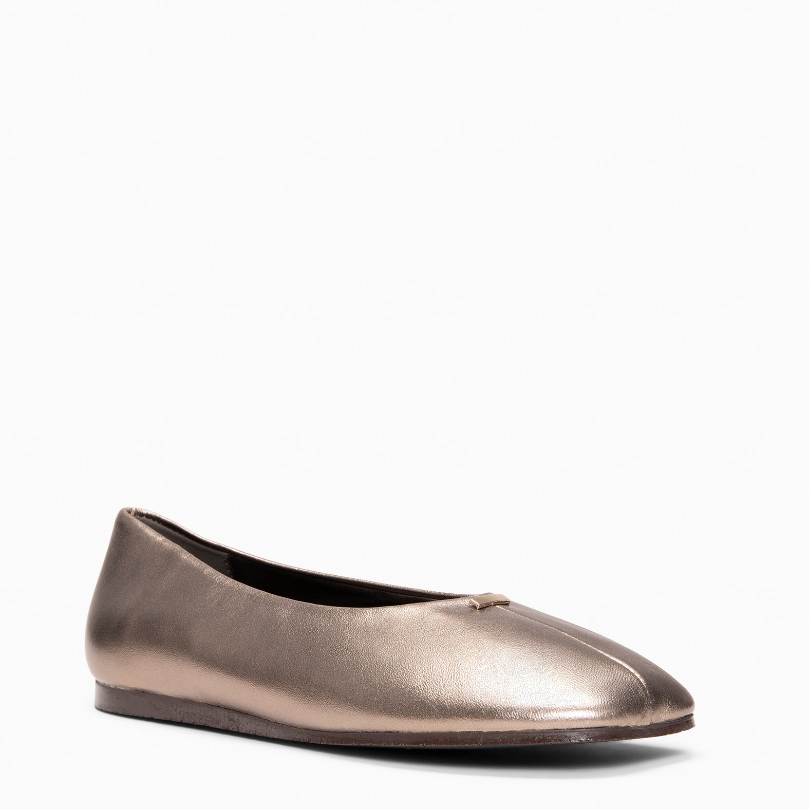 CALA - Bailarinas Baresoft de piel METAL