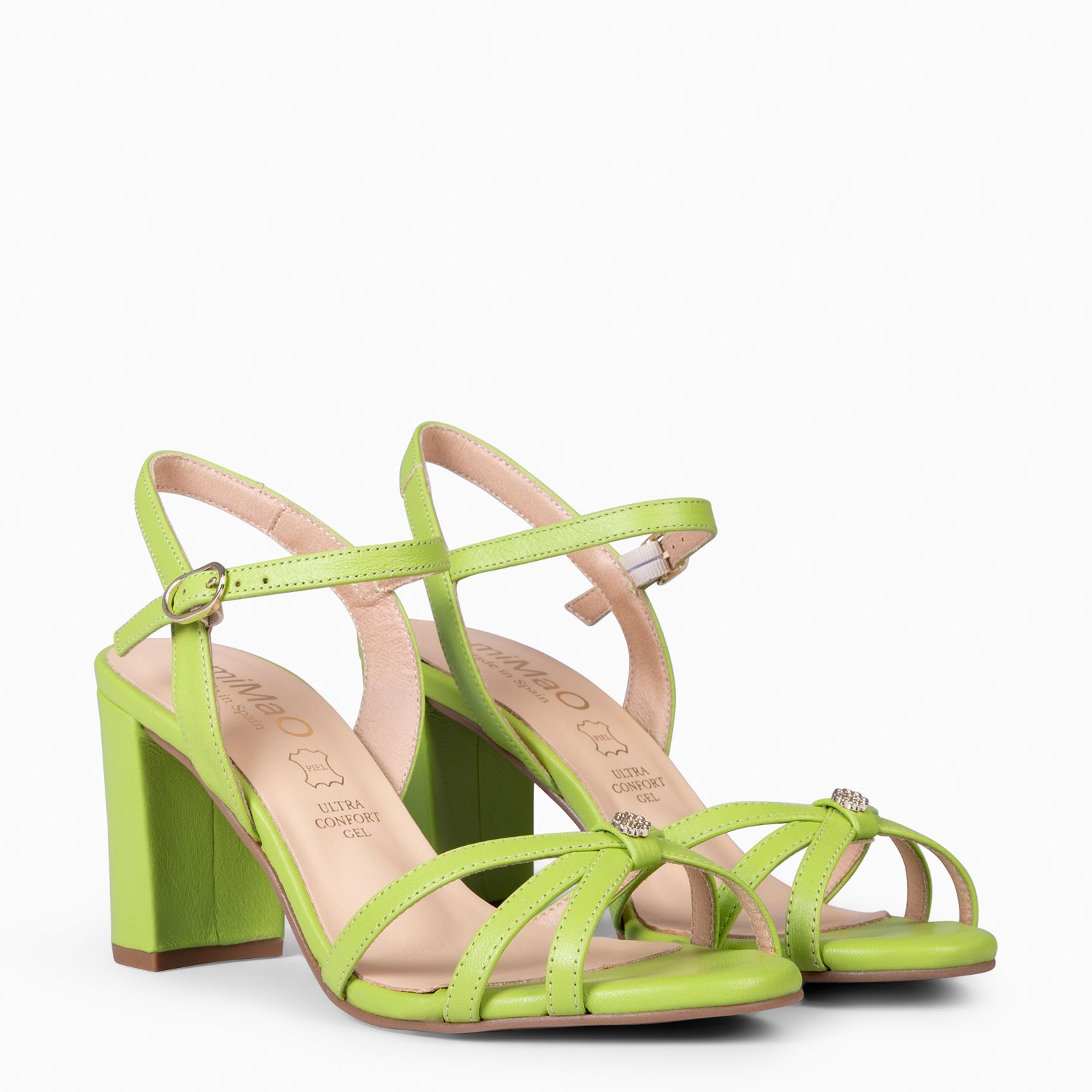 SONIA - PISTACHIO GREEN ELEGANT HIGH HEELED SHOE
