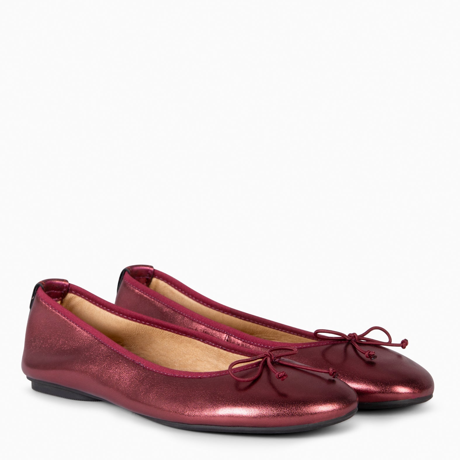 CAMPANILLA - sabrina estilo barefoot com laço BORDO