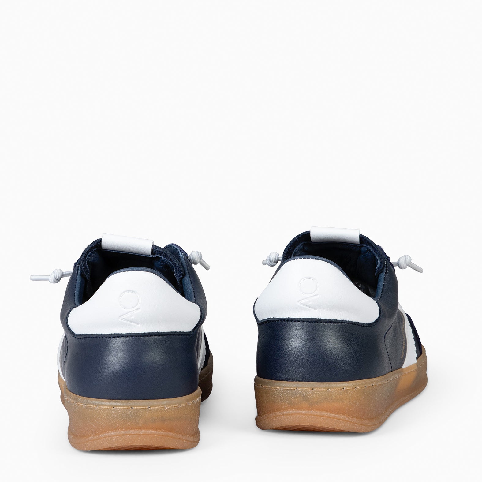 AARON – Sneakers multi cuir BLEU MARINE pour homme