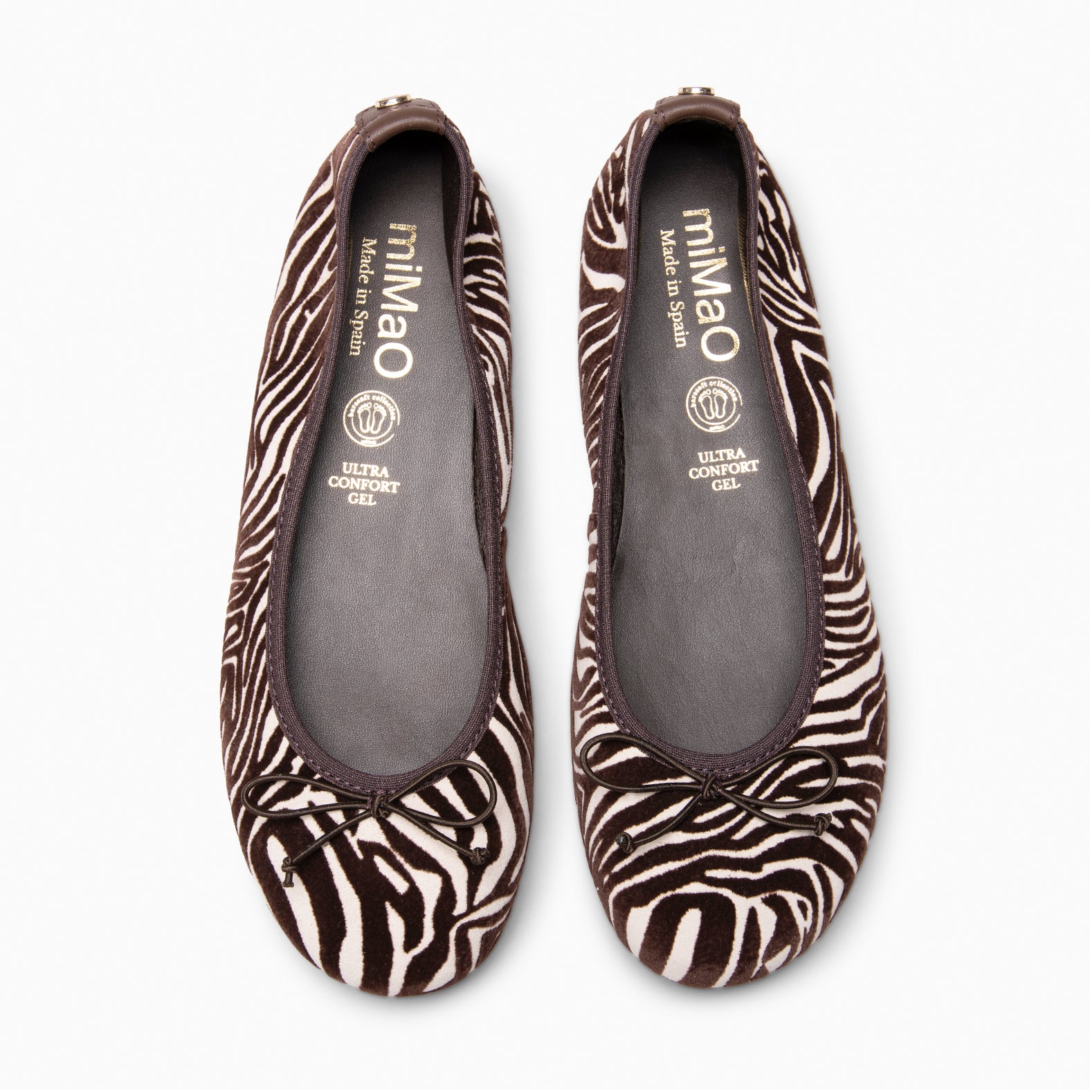 CAMPANILLA - Bailarina Baresoft BEIGE CEBRA