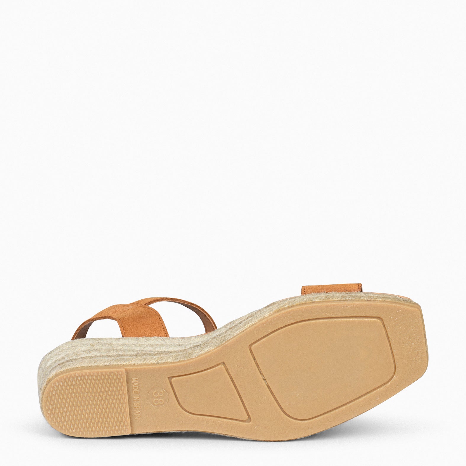 JEREZ - CAMEL ESPADRILLES WITH COMFORTABLE WEDGE