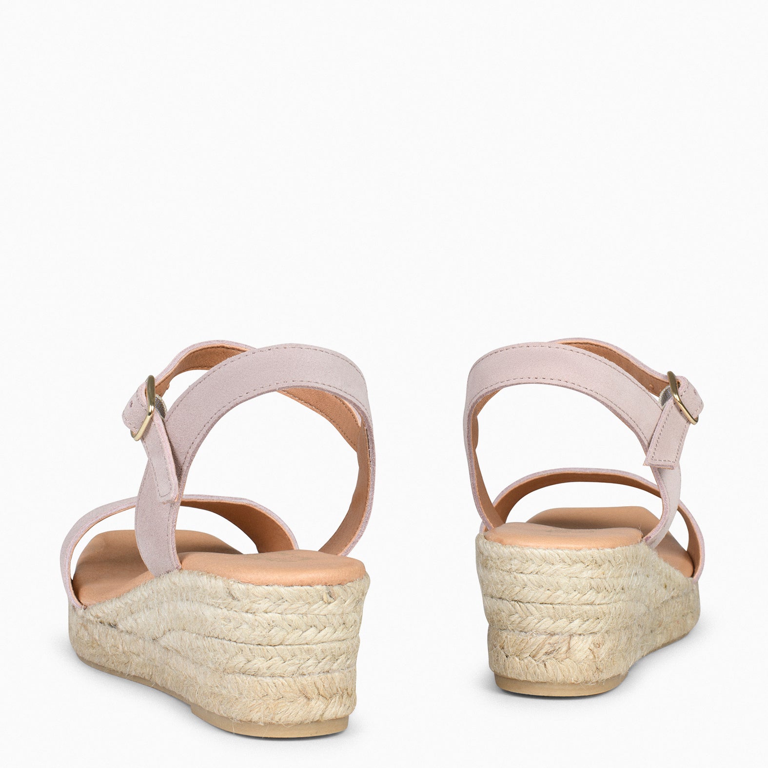 JEREZ - NUDE ESPADRILLES WITH COMFORTABLE WEDGE