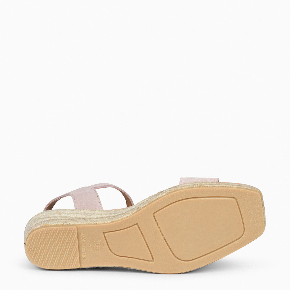 JEREZ – NUDE espadrilles with comfortable wedge