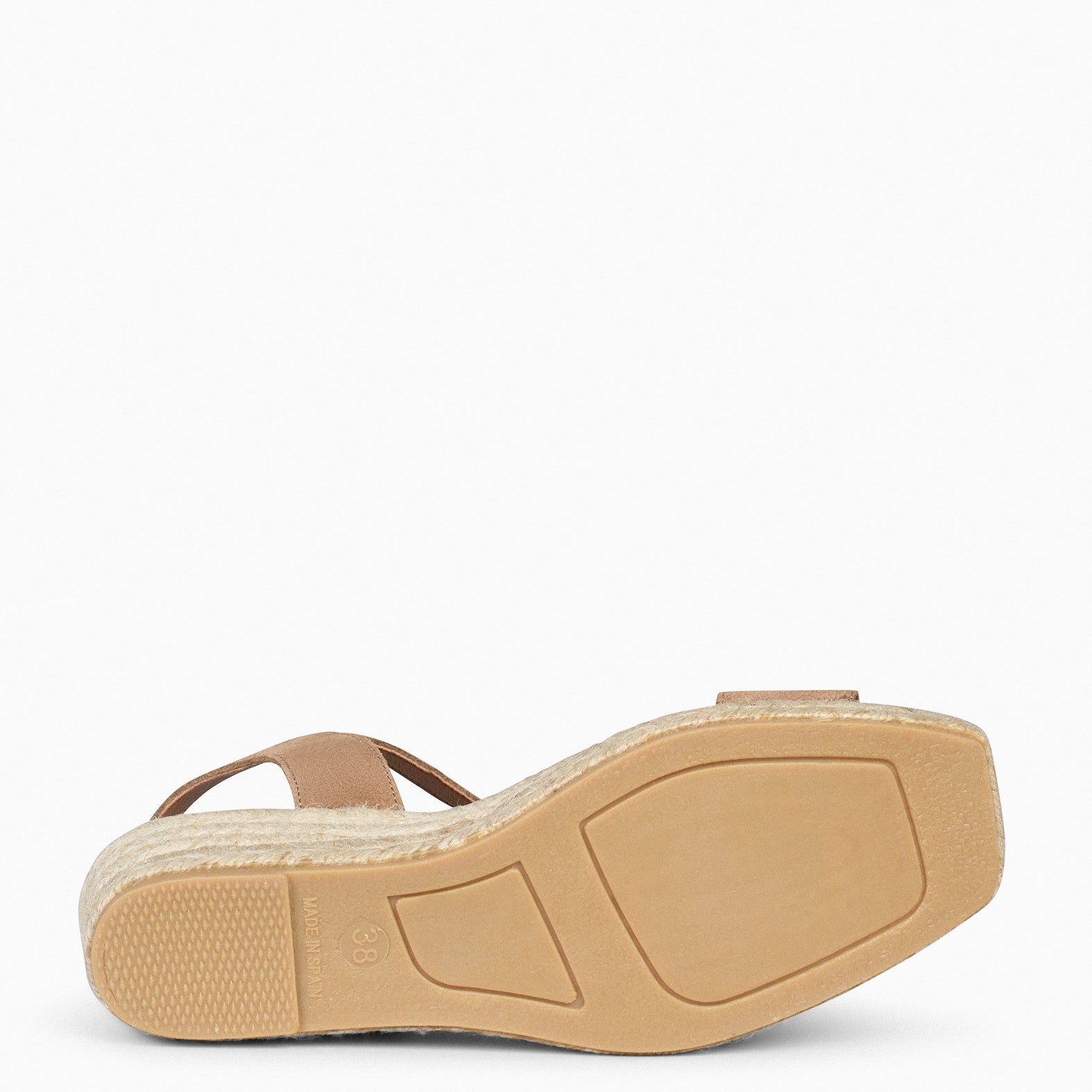 JEREZ - TAUPE ESPADRILLES WITH COMFORTABLE WEDGE