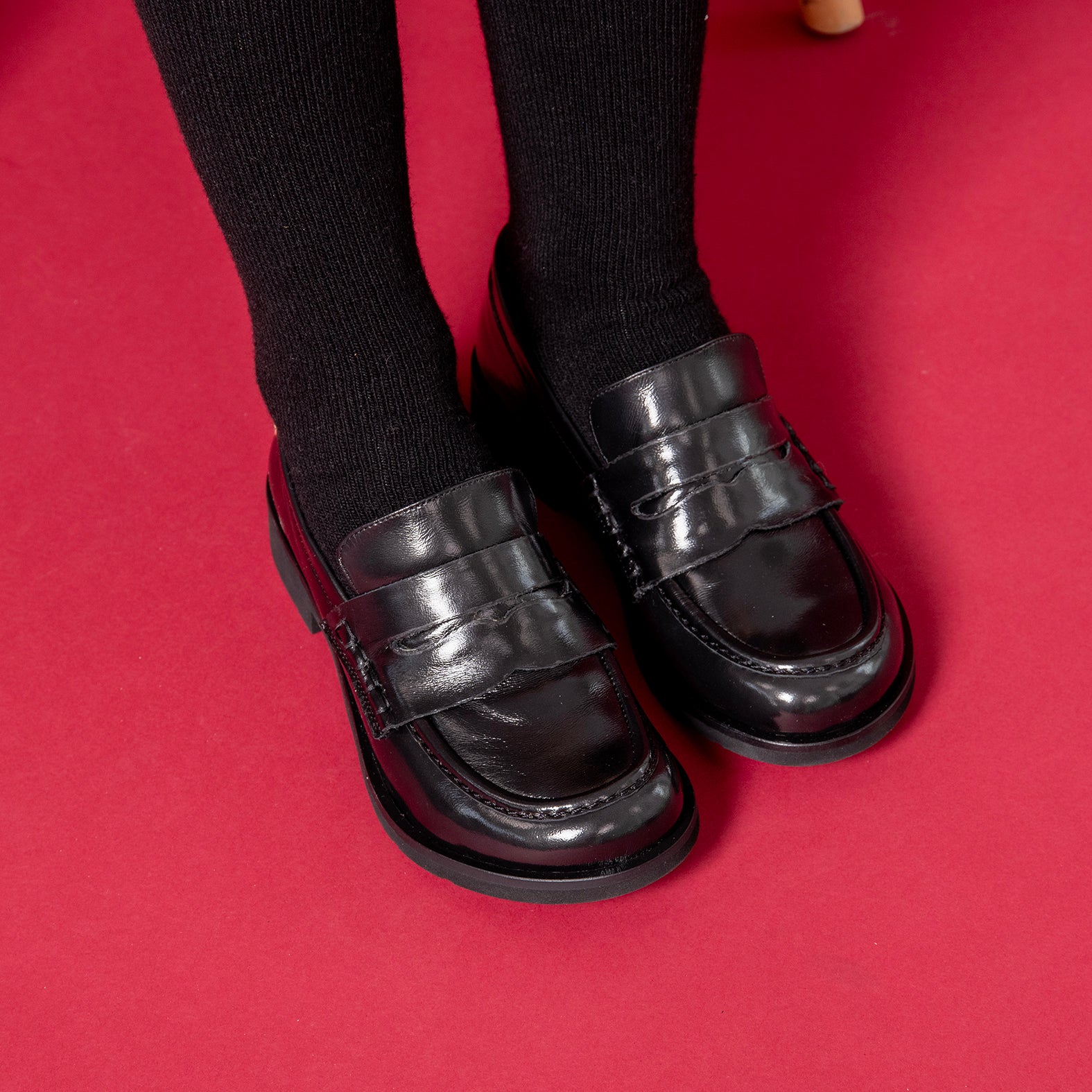 HARVARD - Mocasines planos de piel MARRON - miMaO ®