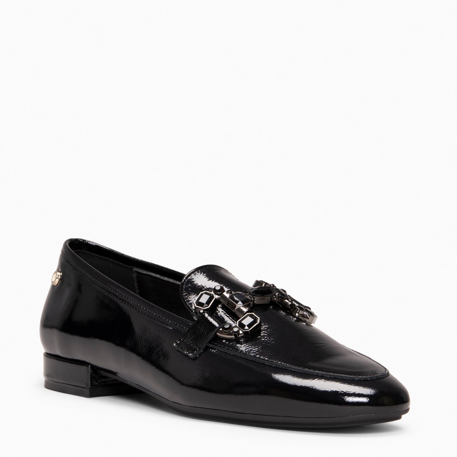 DORIAN - Mocasines planos con adorno NEGRO