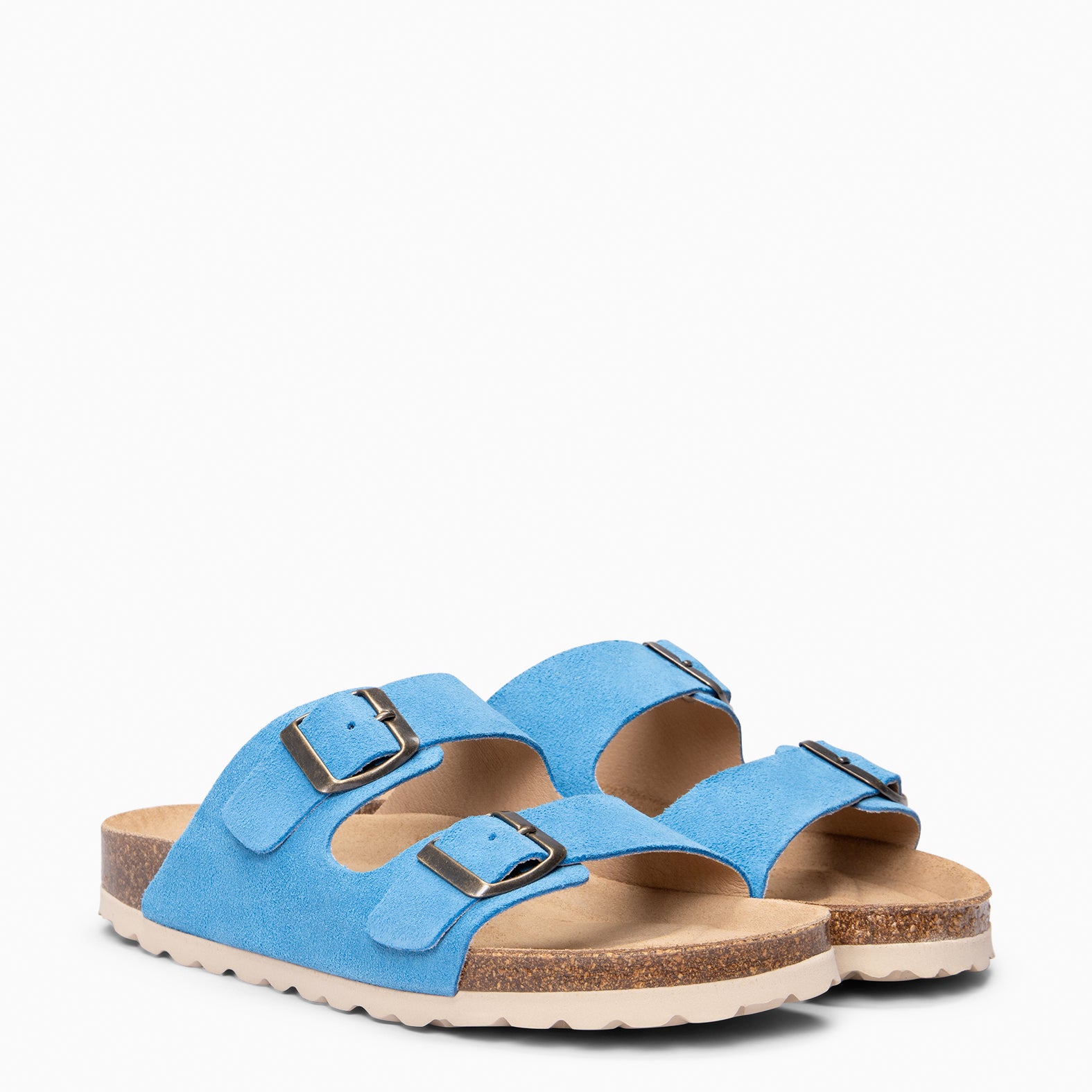 BORA - Sandalia tipo chancla AZUL - miMaO ®