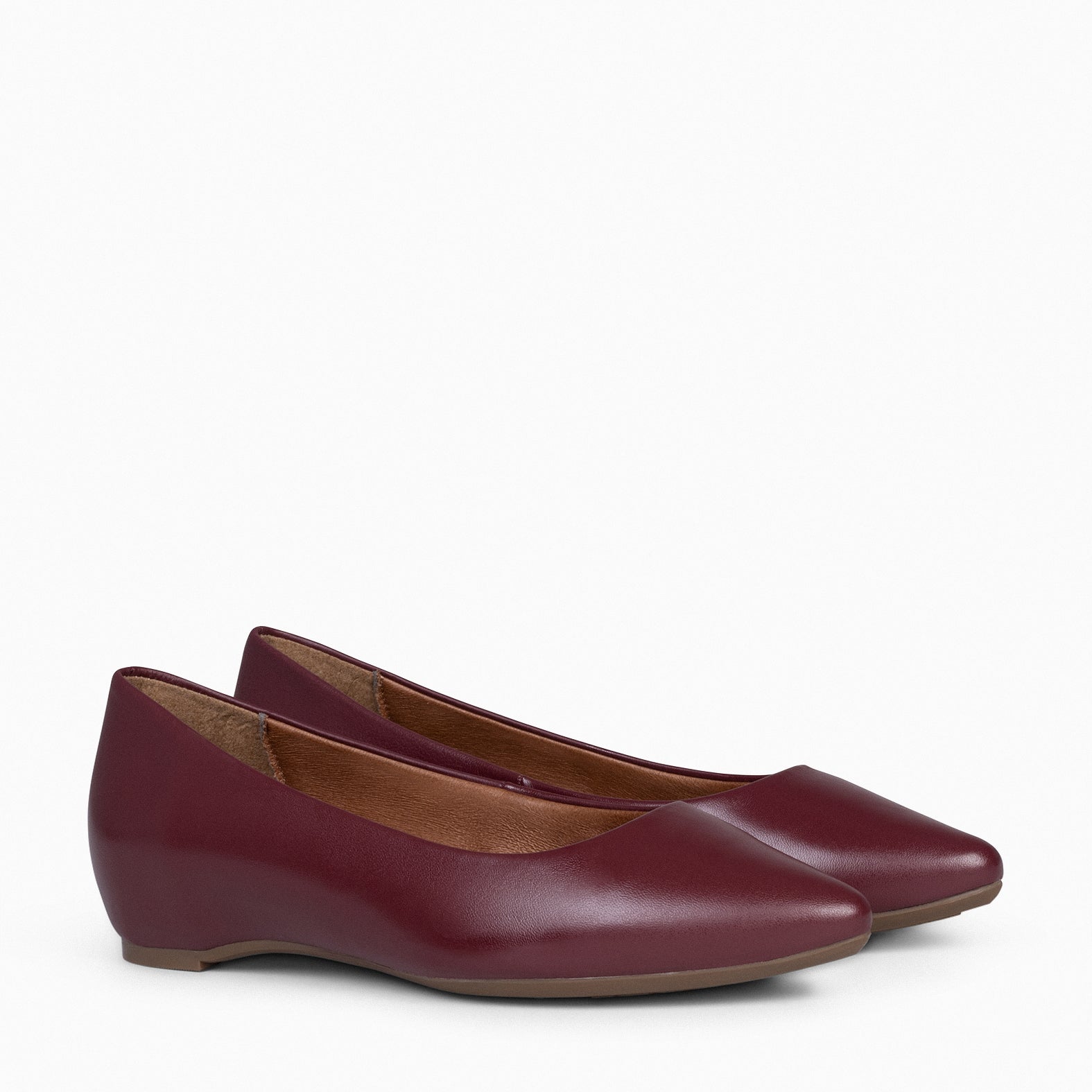 URBAN CUÑA - Zapatos con cuña interna BURDEOS