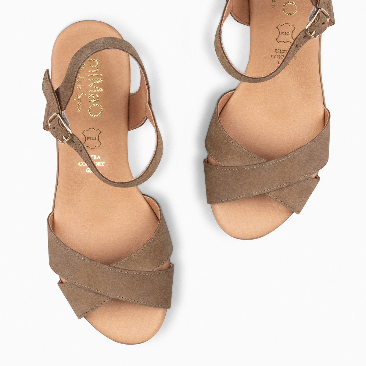 MAR – TAUPE WEDGE SHOES