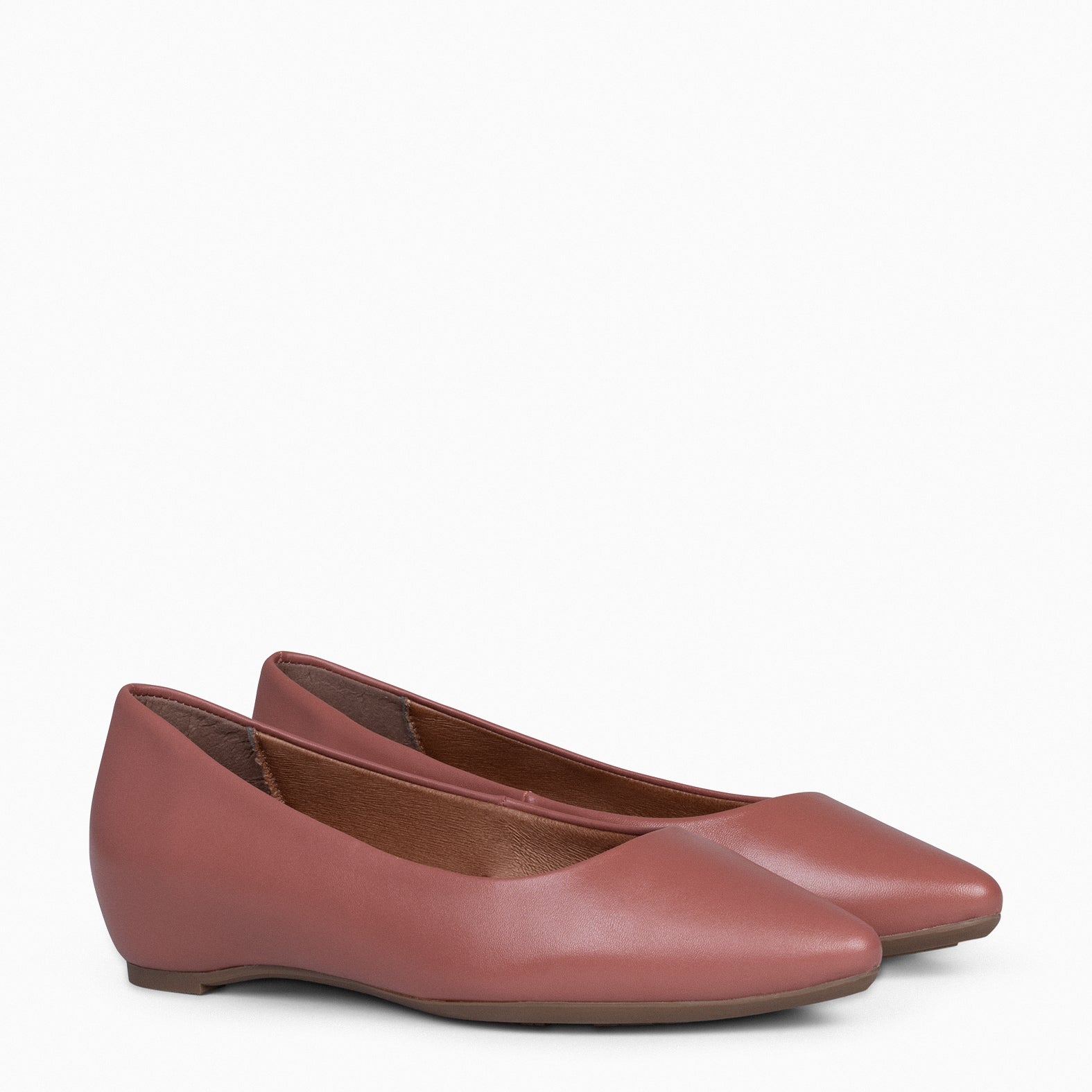 URBAN WEDGE - SALMON shoes with hidden wedge