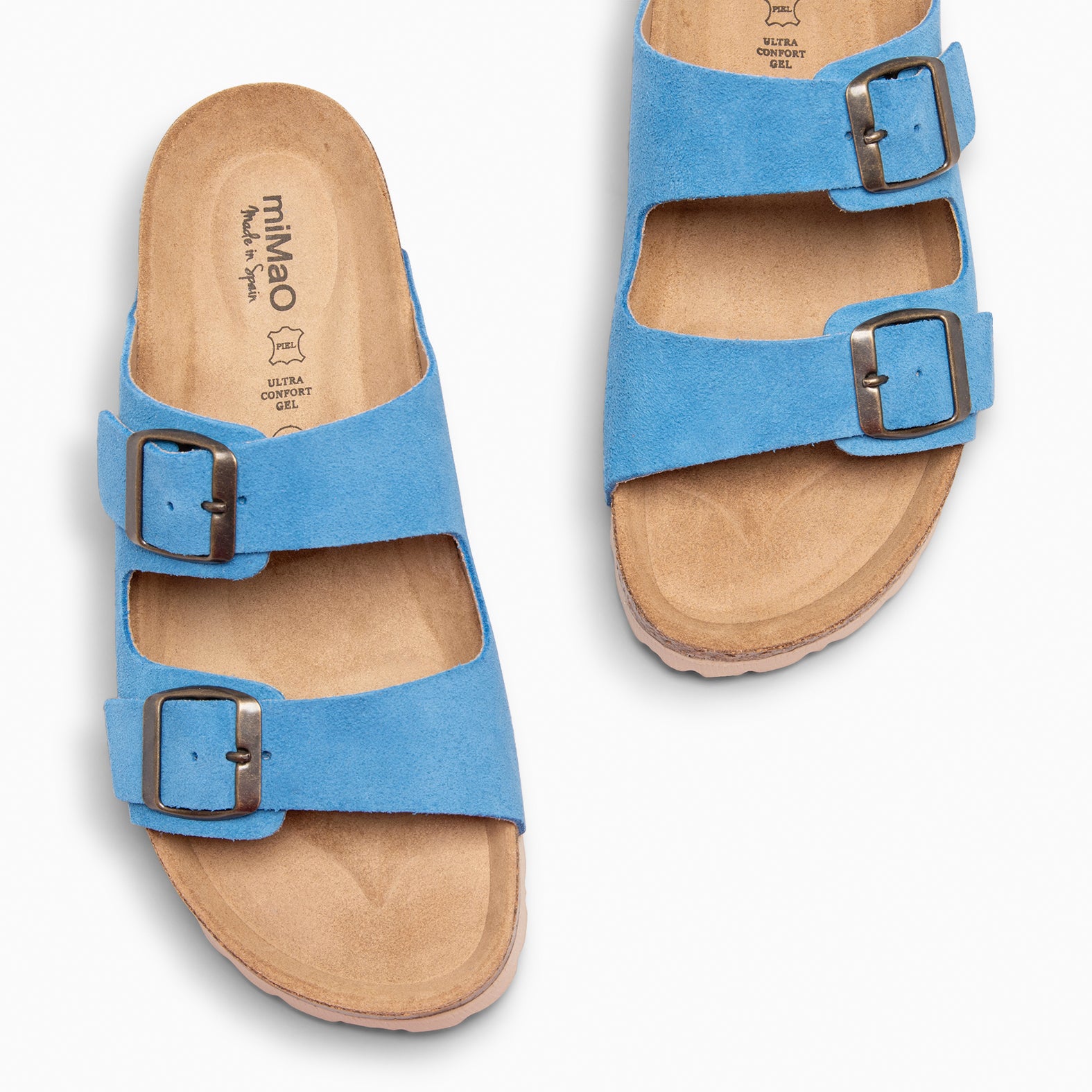 BORA - Sandalia tipo chancla AZUL - miMaO ®