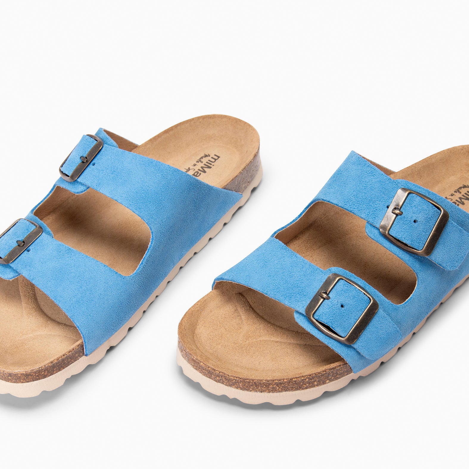 BORA - Sandalia tipo chancla AZUL - miMaO ®