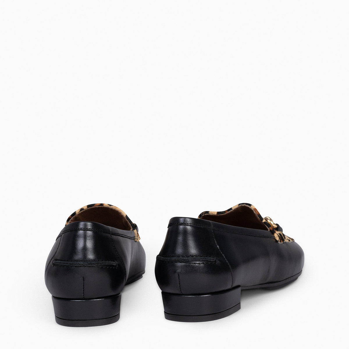 STYLE WILD - Mocassins pour femme avec imprimé animal LÉOPARD