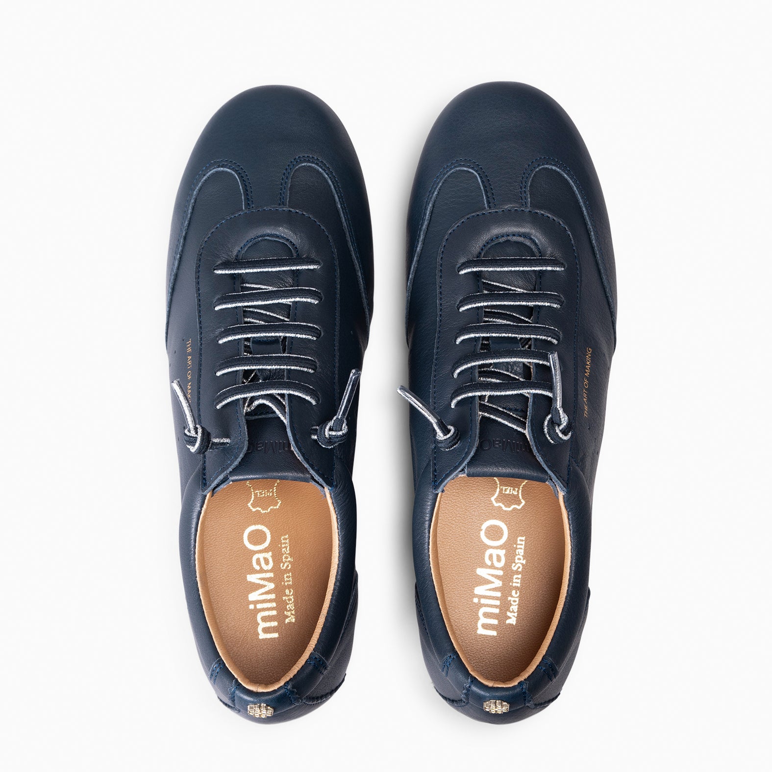 DUBLIN - NAVY WOMEN'S SNEAKERS IN NAPPA LEATHER