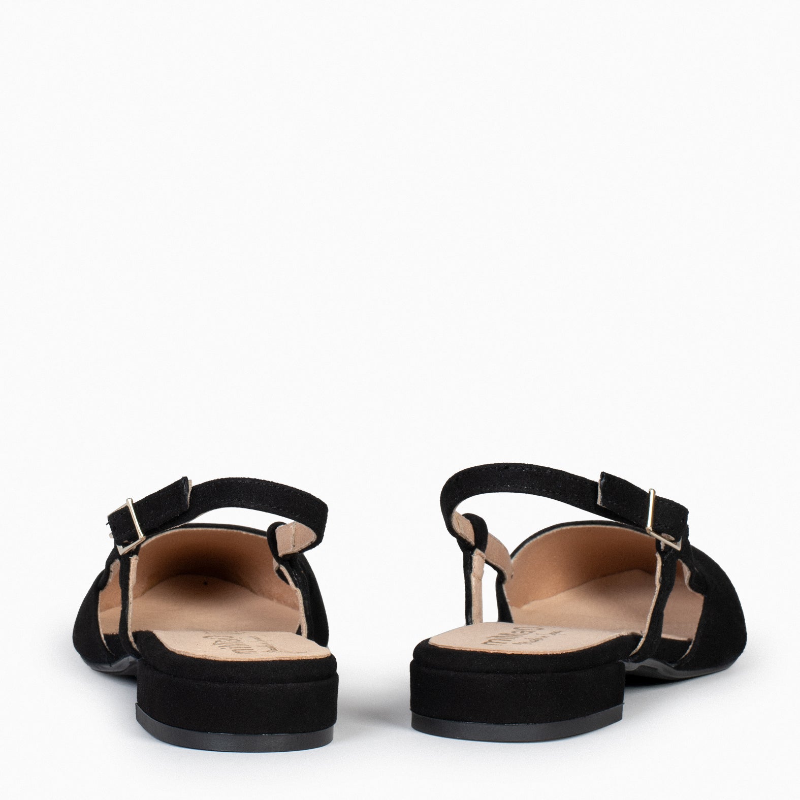 BRUNCH – Zapatos Planos Destalonados NEGRO - miMaO ®