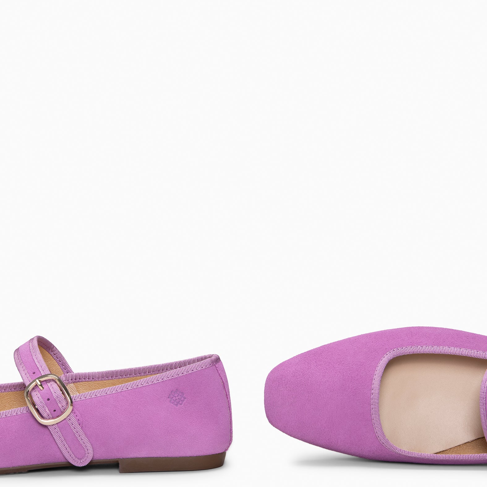 CLARA - Mercedita con puntera cuadrada FUCSIA - miMaO ®