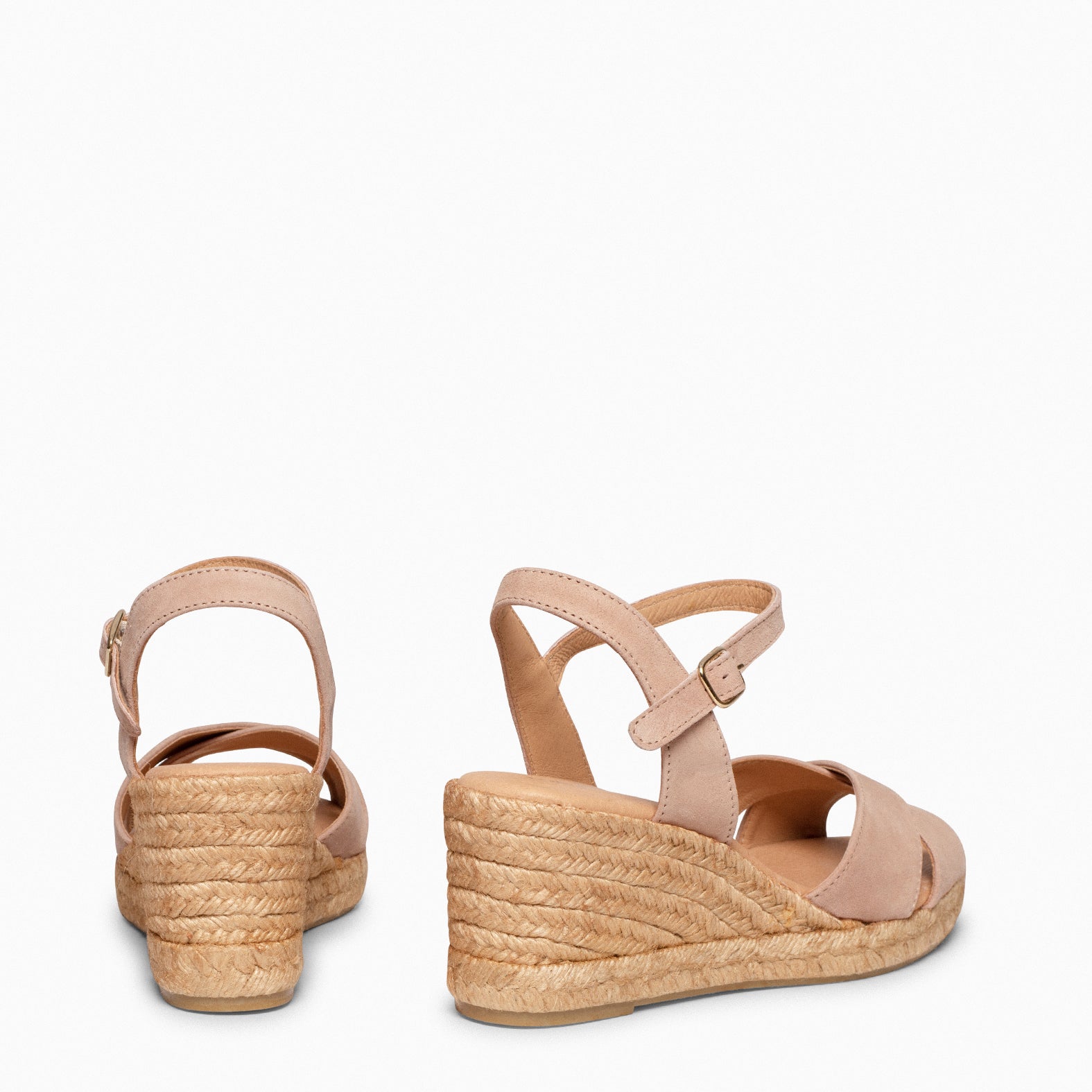 CALPE - NUDE SUEDE LEATHER ESPADRILLE
