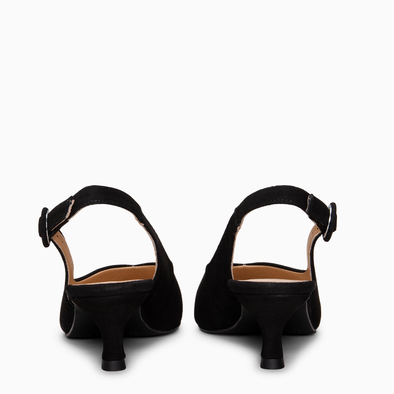 CARMEN – BLACK low heel slingback