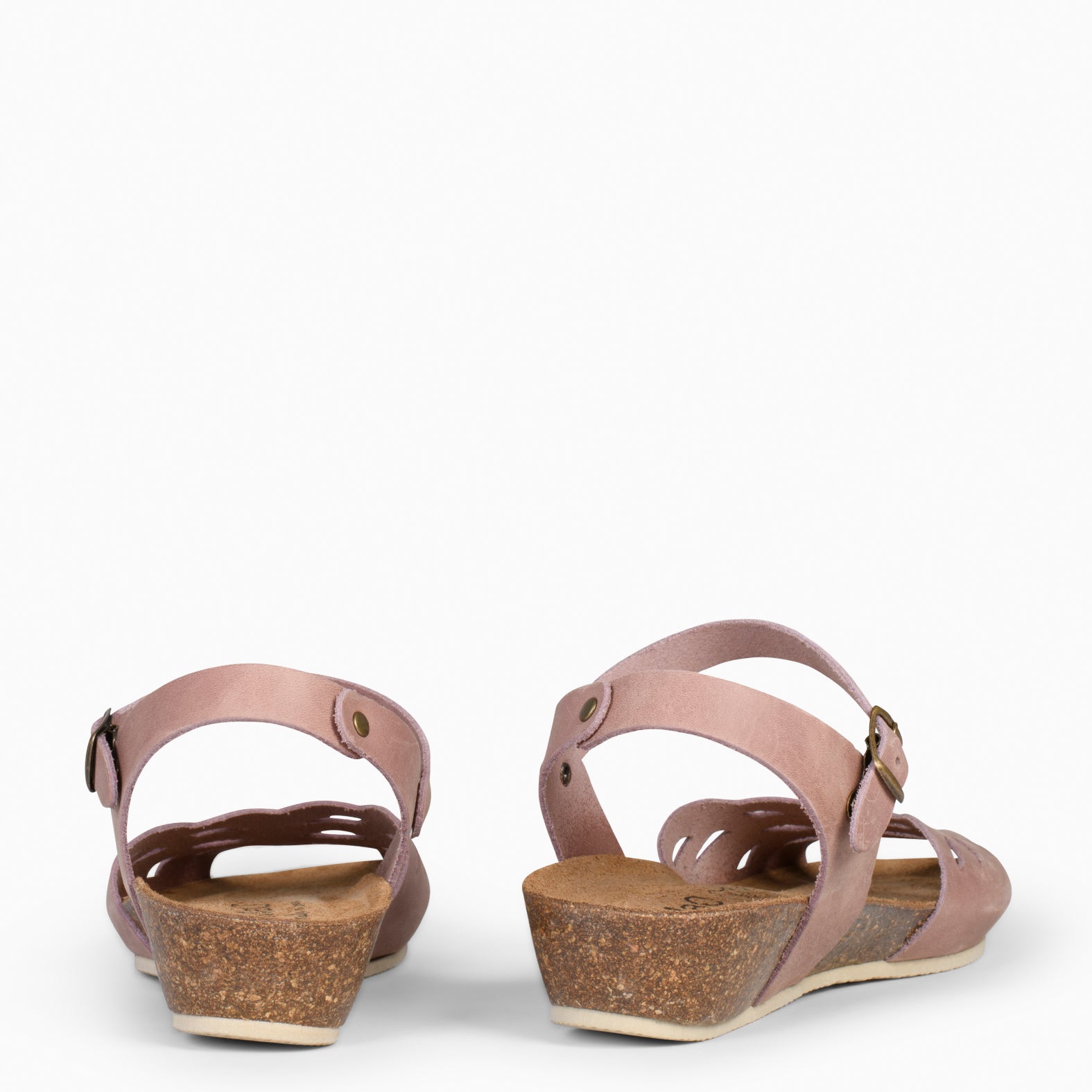 ALOE – Sandalias bio con cuña NUDE