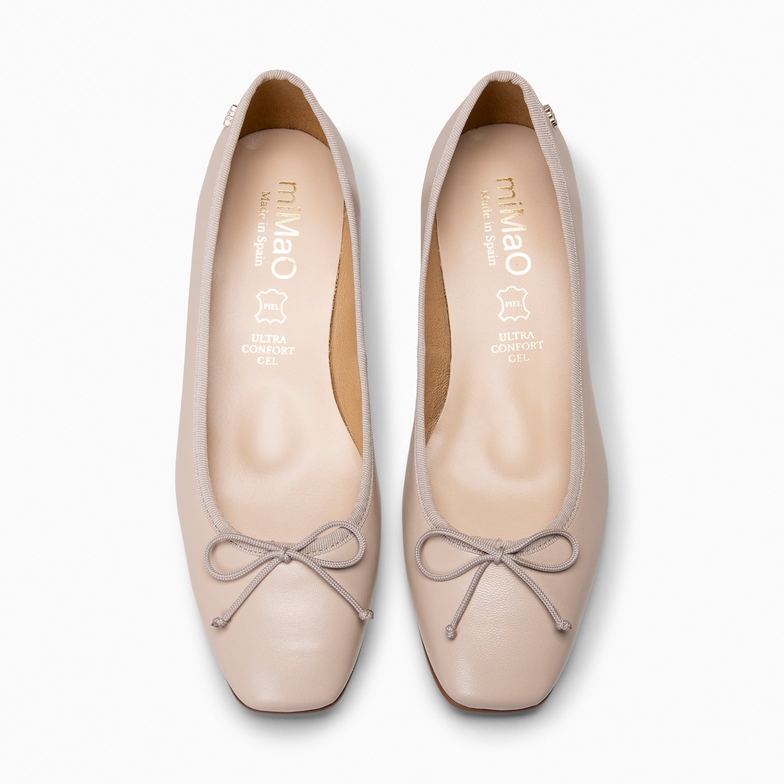 OPERA – Bailarinas con tacón BEIGE - miMaO ®