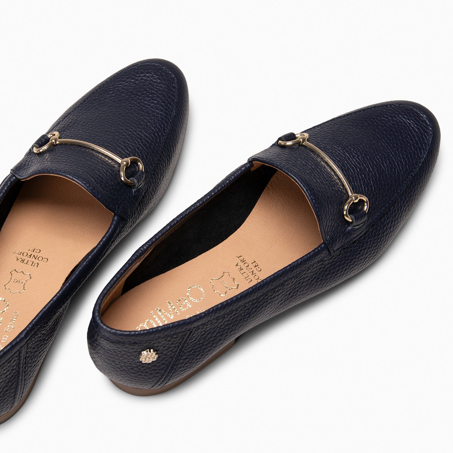 STYLE – Mocasines planos con adorno metalizado MARINO - miMaO ®