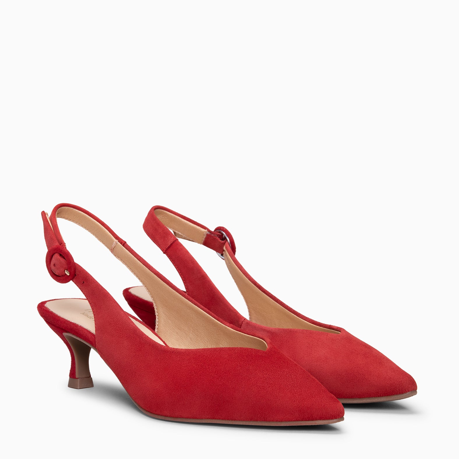 CARMEN – Zapatos de Tacón acampanado ROJO - miMaO ®