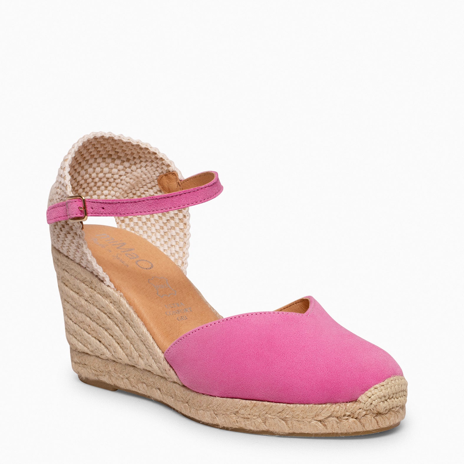 NERJA - PINK WEDGE ESPADRILLE