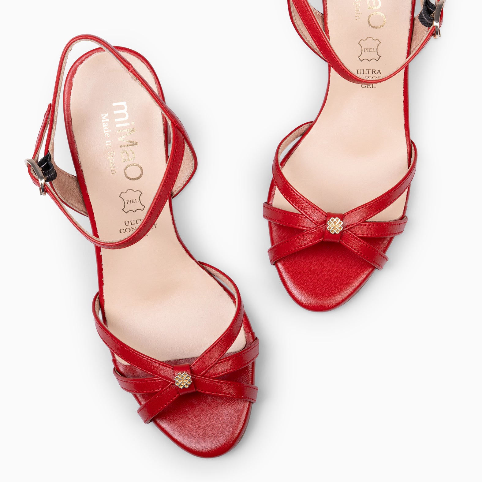 SONIA - RED ELEGANT HIGH HEELED SHOE