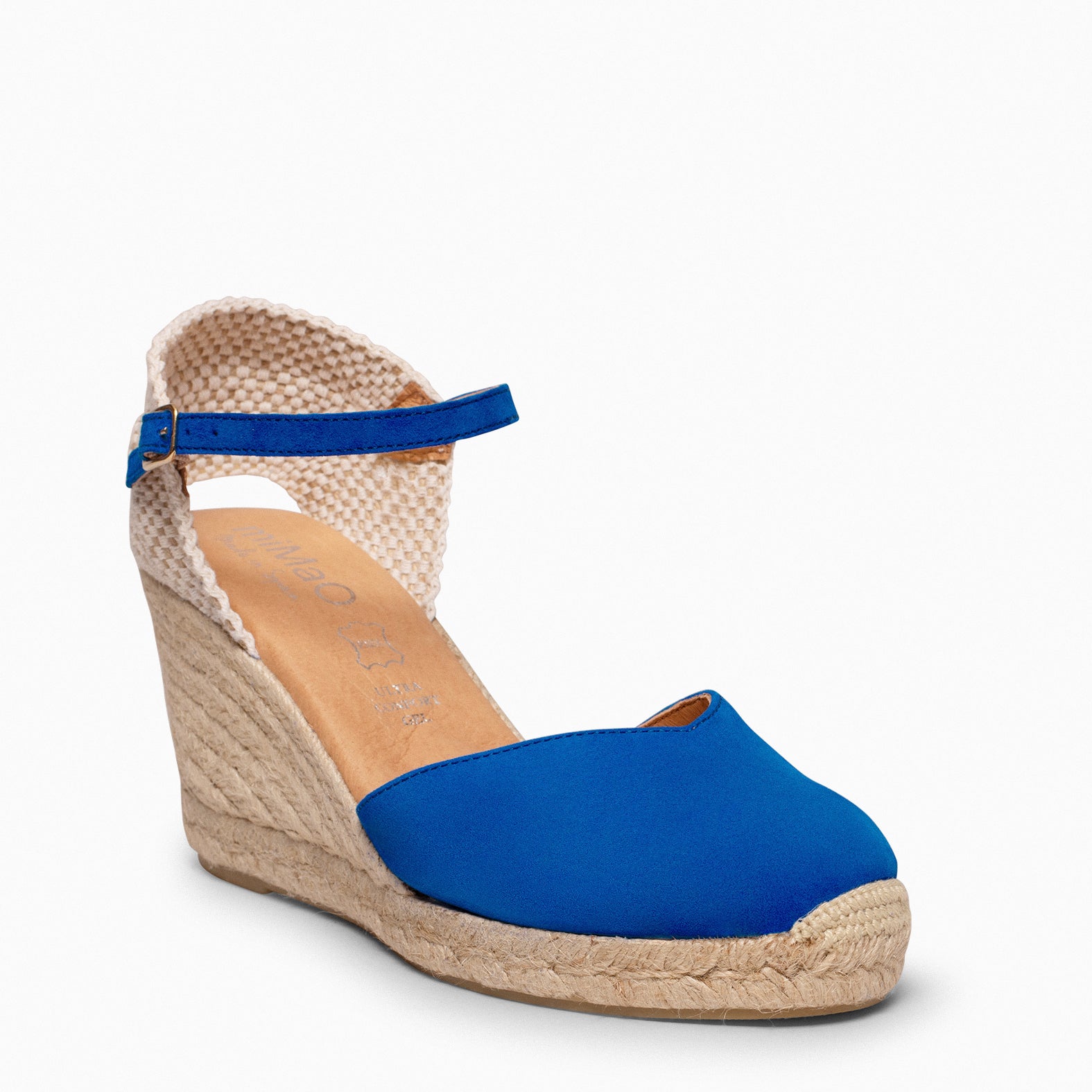 NERJA - ELECTRIC BLUE WEDGE ESPADRILLE