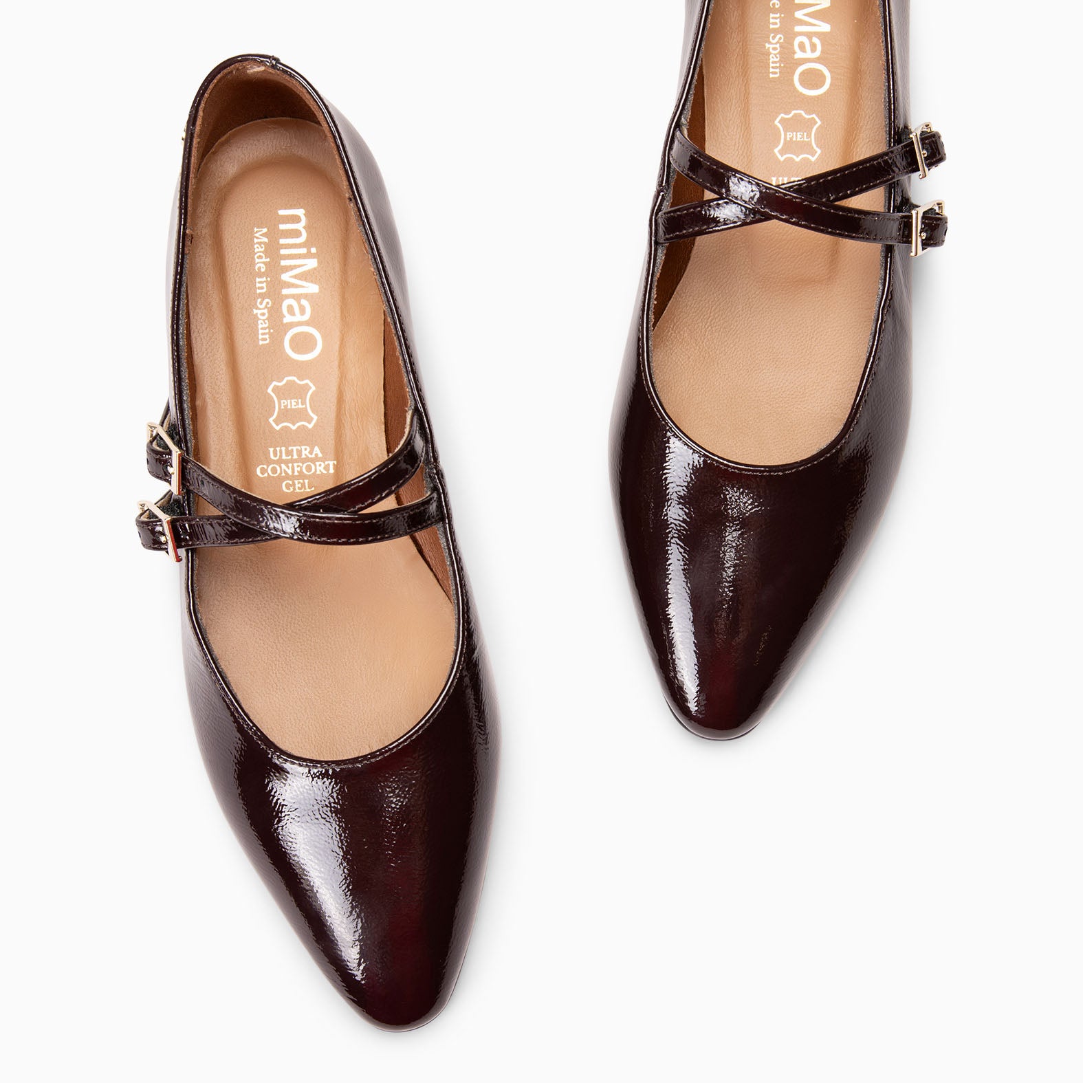 ALANA - Mary Jane à doubles lanières croisées BORDEAUX