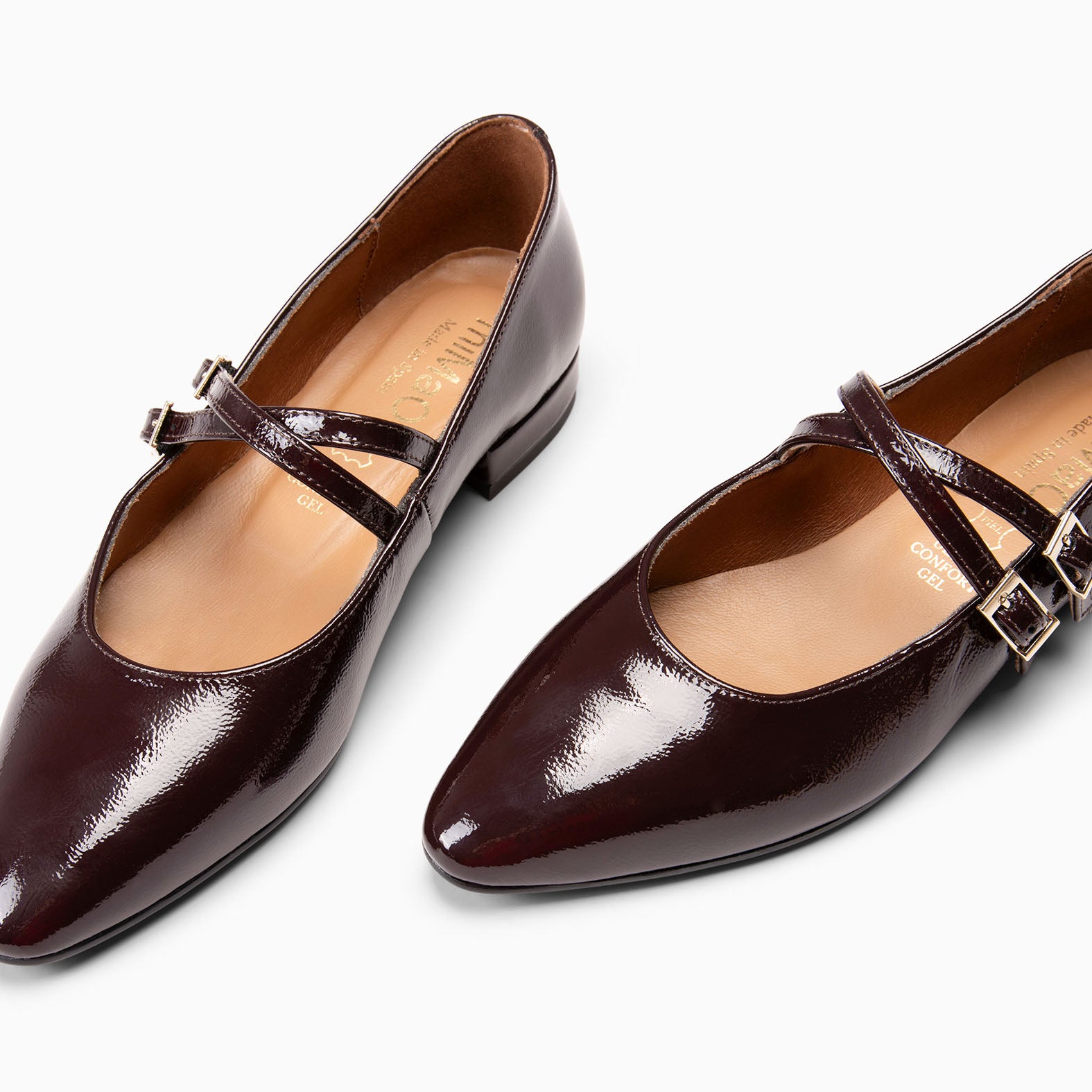 ALANA - Mary Jane à doubles lanières croisées BORDEAUX