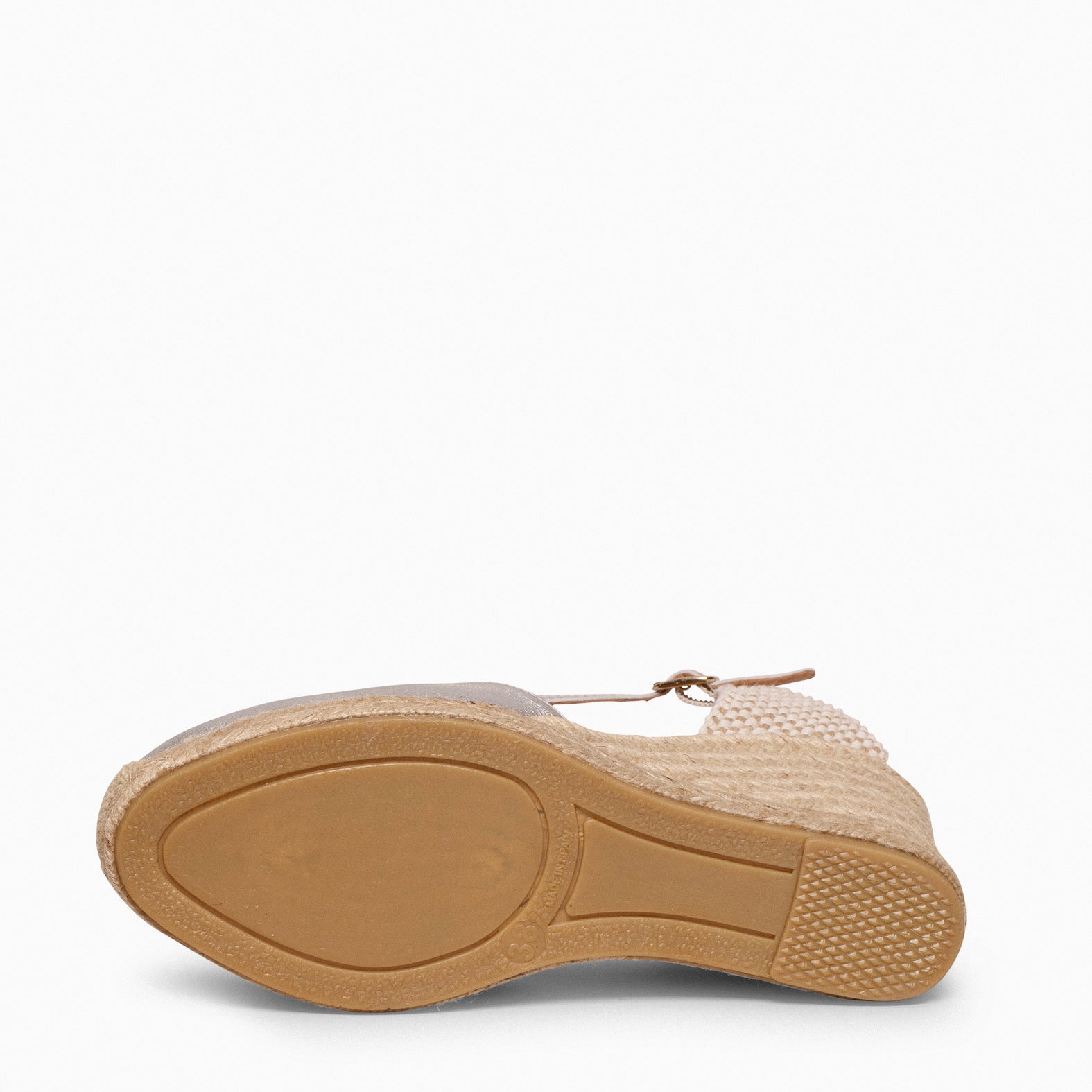 NERJA - SILVER WEDGE ESPADRILLE