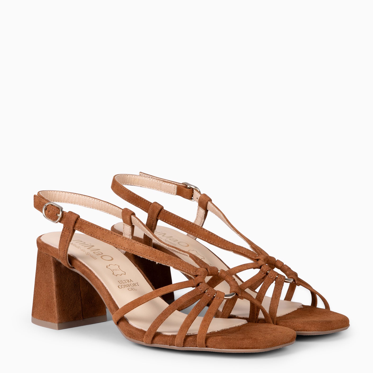 SOLEIL - Sandalias de tacón CAMEL - miMaO ®