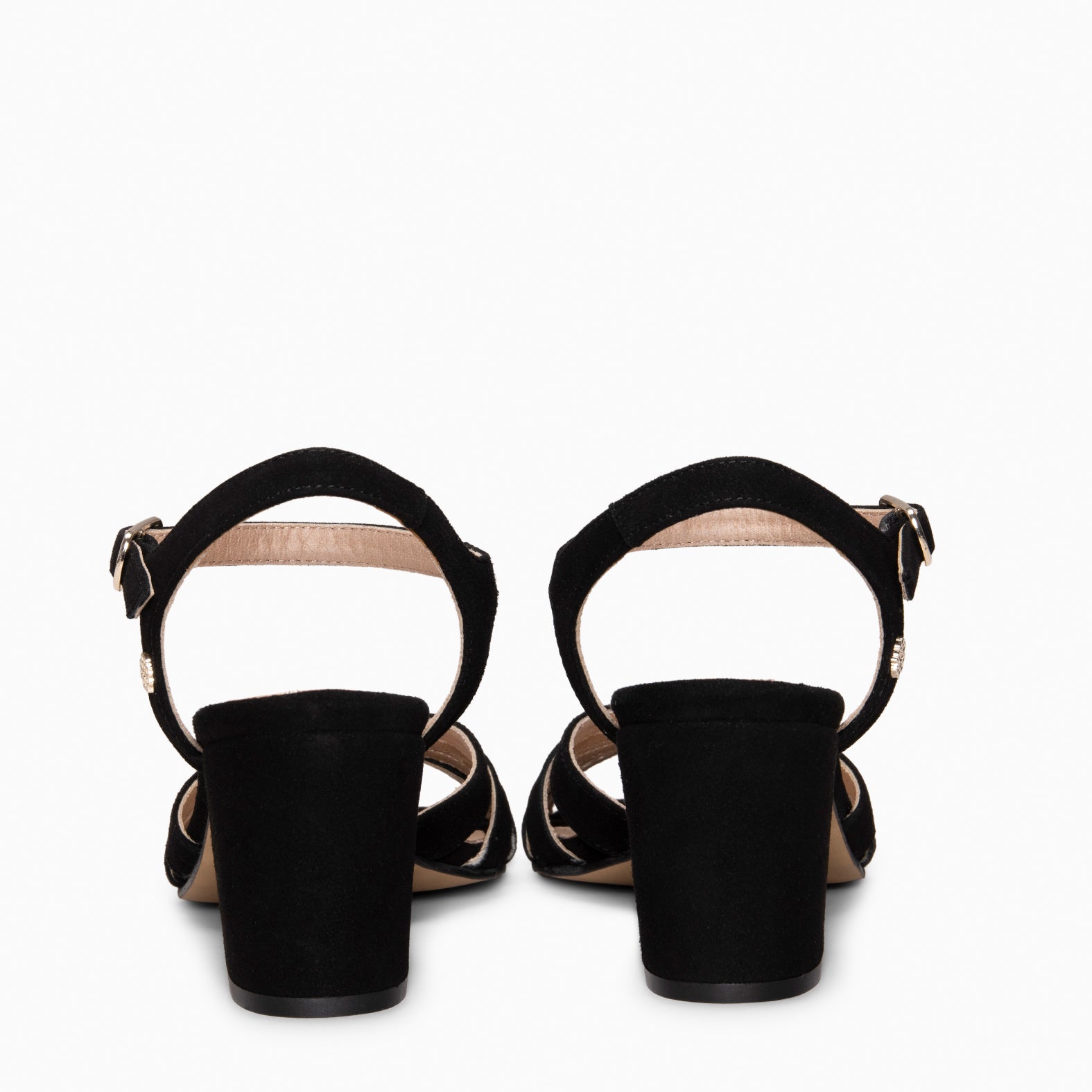 MUSE - BLACK BLOCK HEEL SANDALS