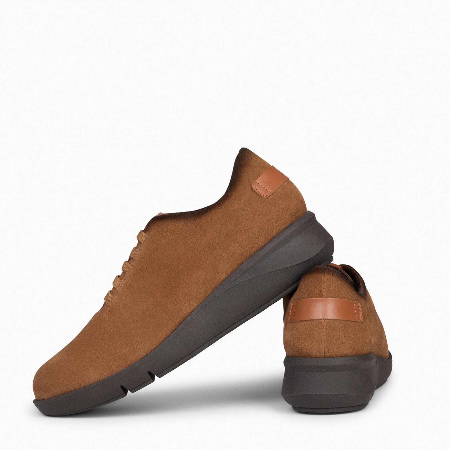 FLY - CAMEL sneaker with wedge