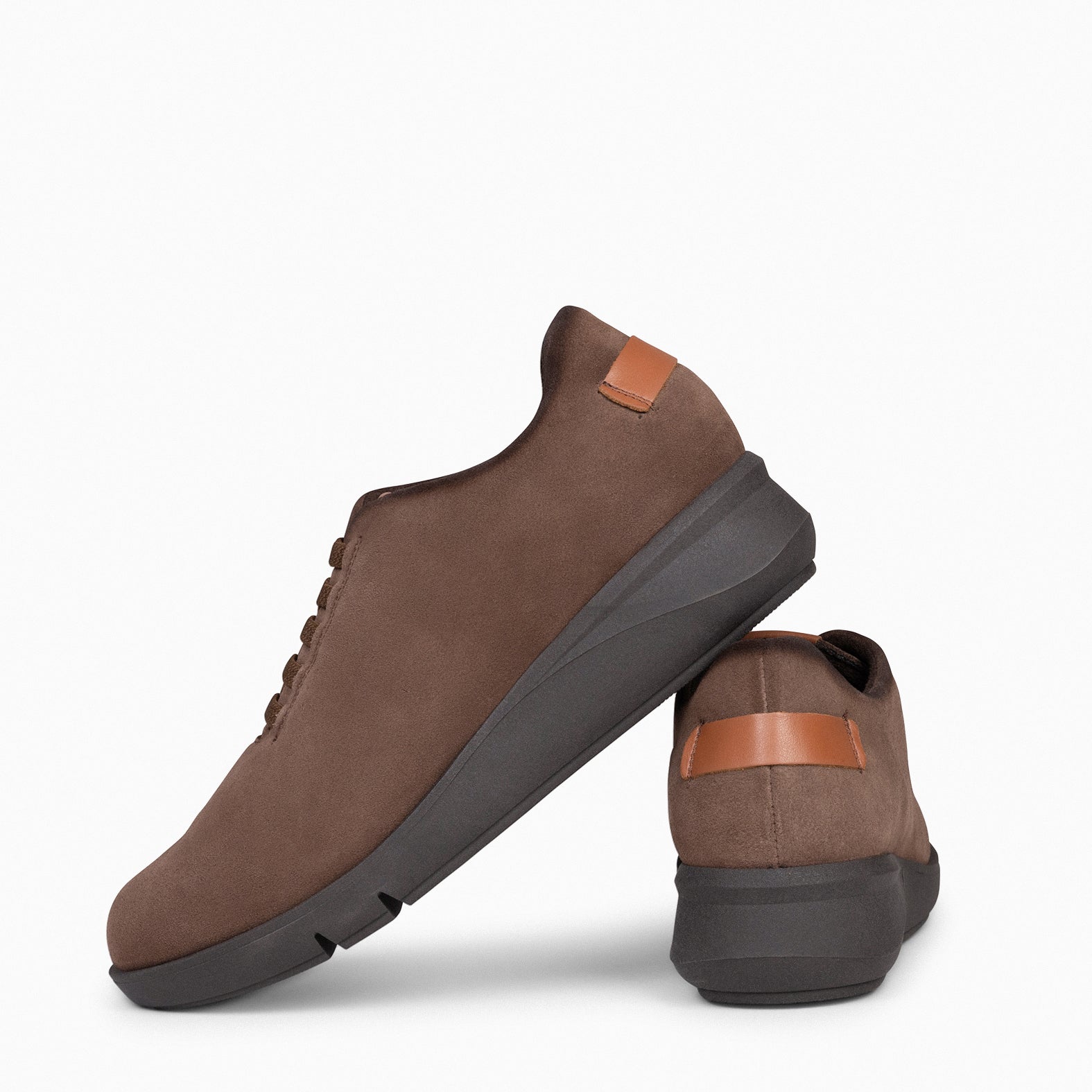 FLY - TAUPE sneaker with wedge