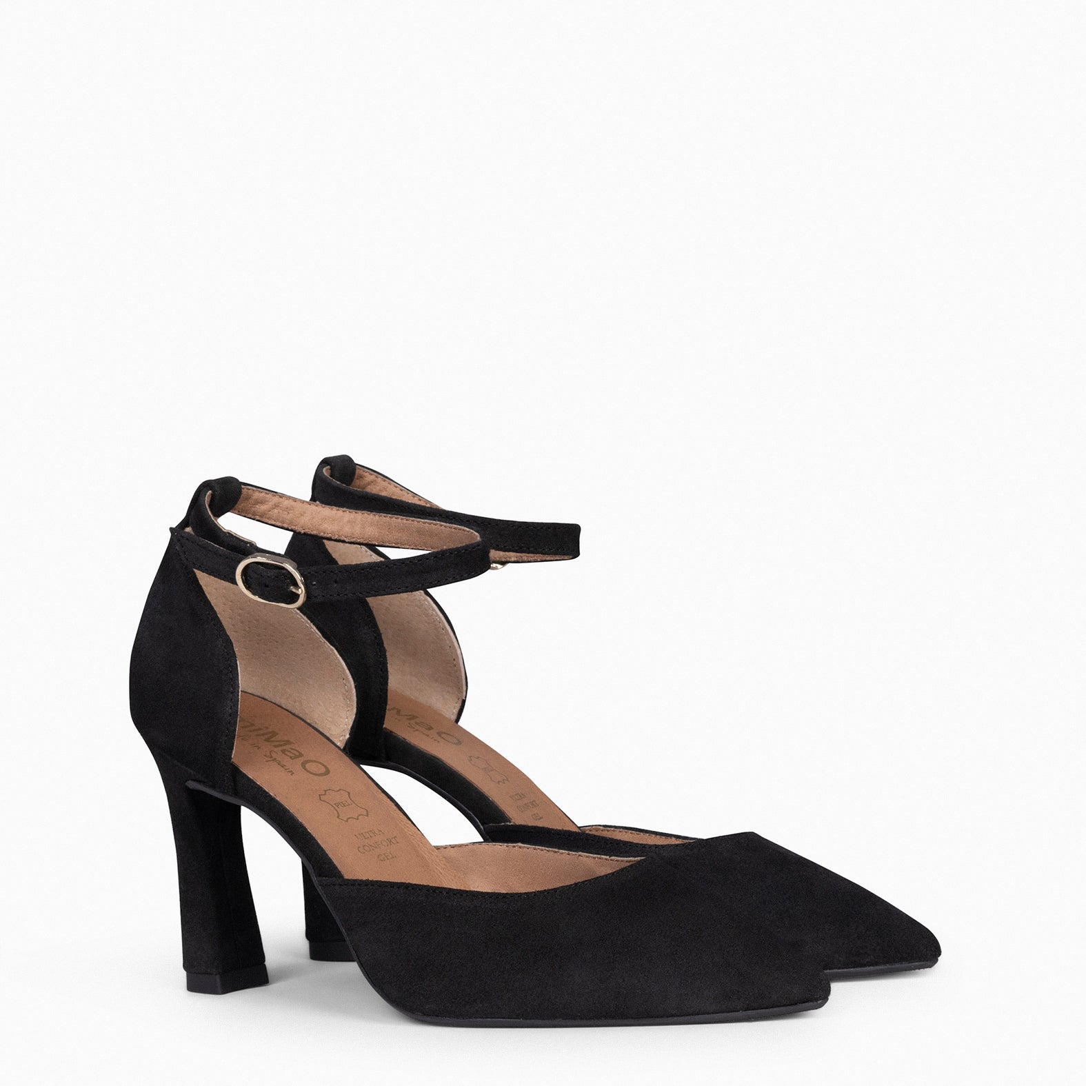 GALA - BLACK elegant high heels