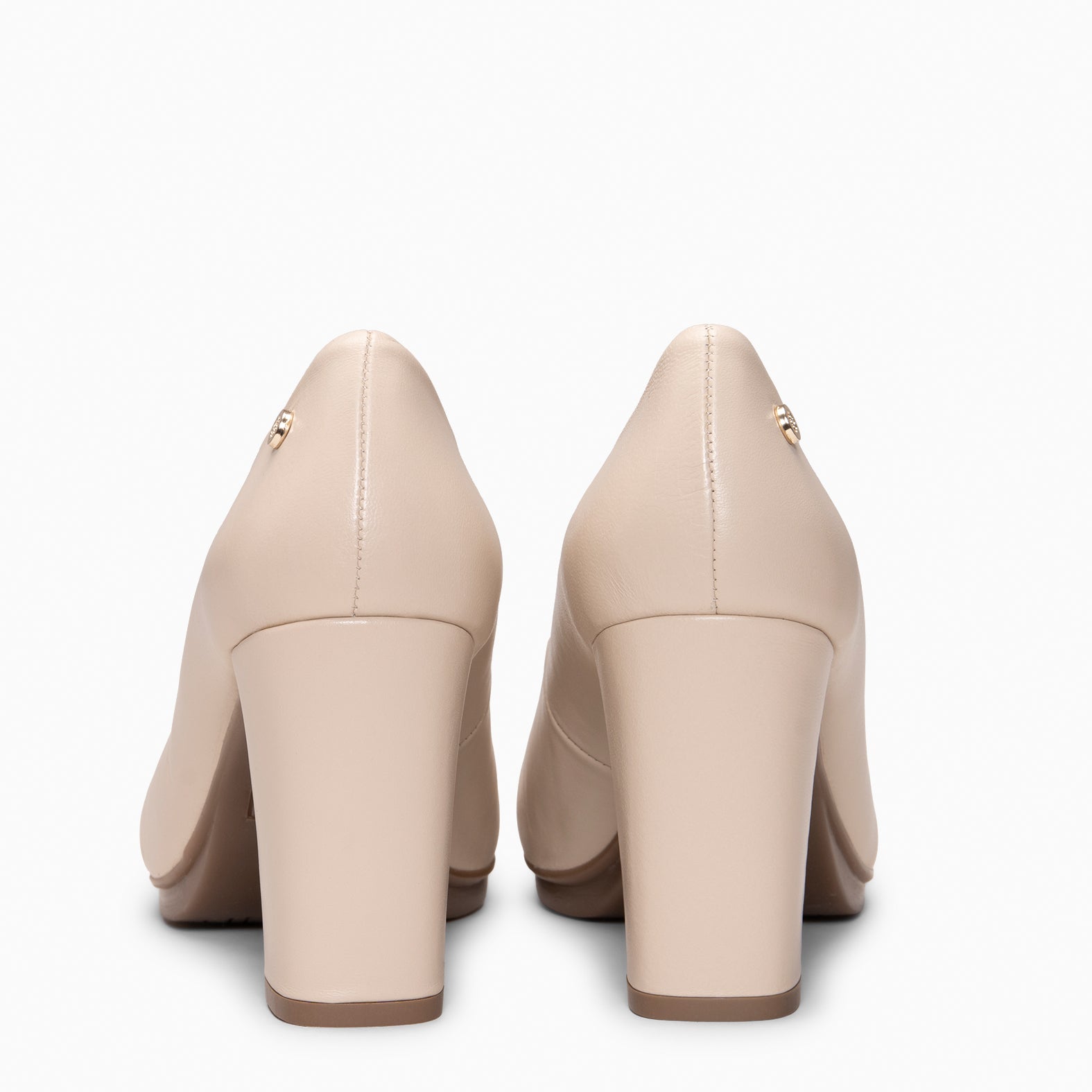 URBAN SALÓN - Zapatos de tacón alto de napa BEIGE - miMaO ®