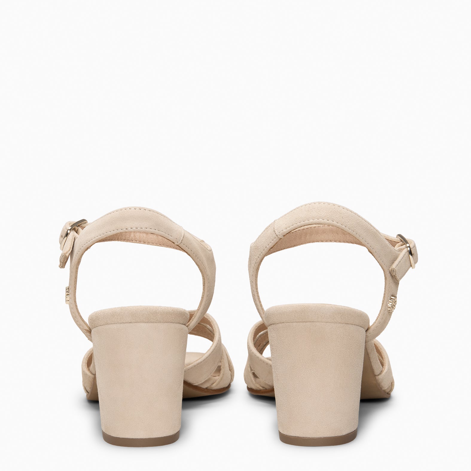 MUSA – Sandalias de Tacón ancho BEIGE - miMaO ®